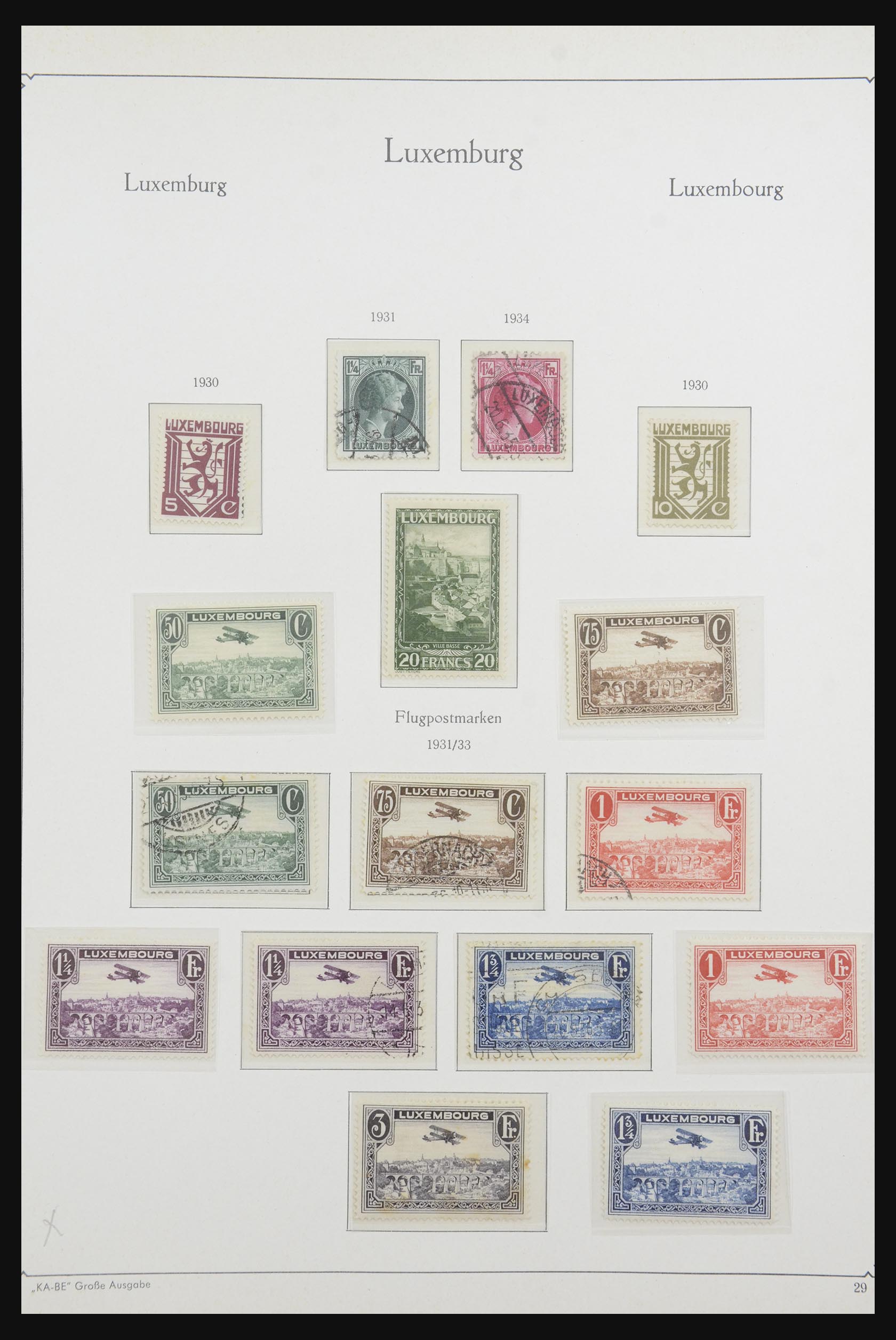 32119 017 - 32119 Luxembourg 1852-1973.