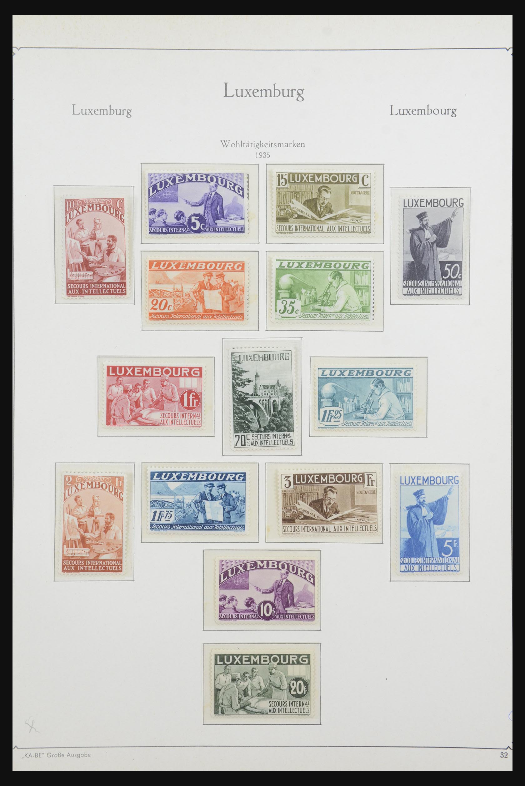32119 020 - 32119 Luxembourg 1852-1973.