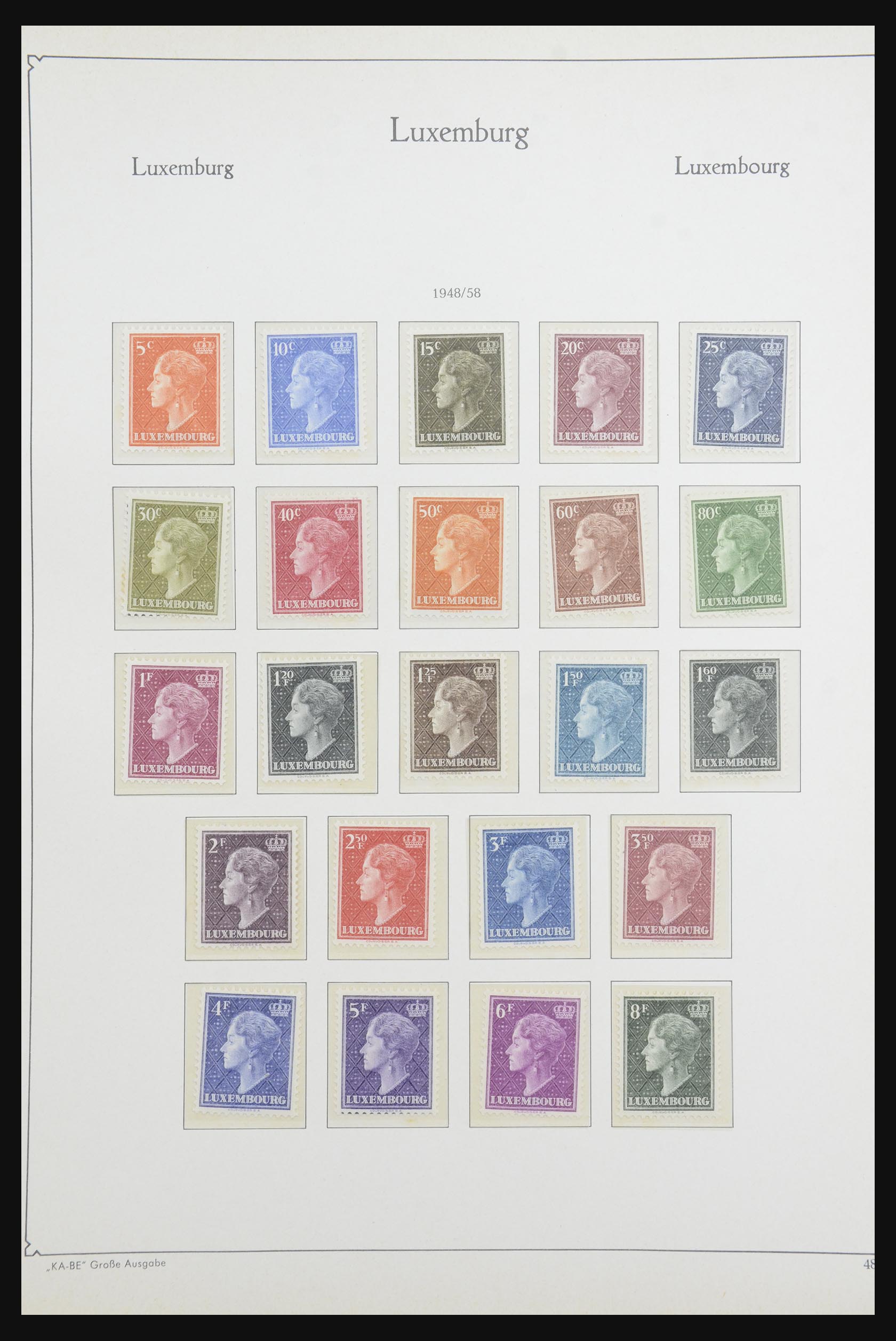 32119 037 - 32119 Luxembourg 1852-1973.