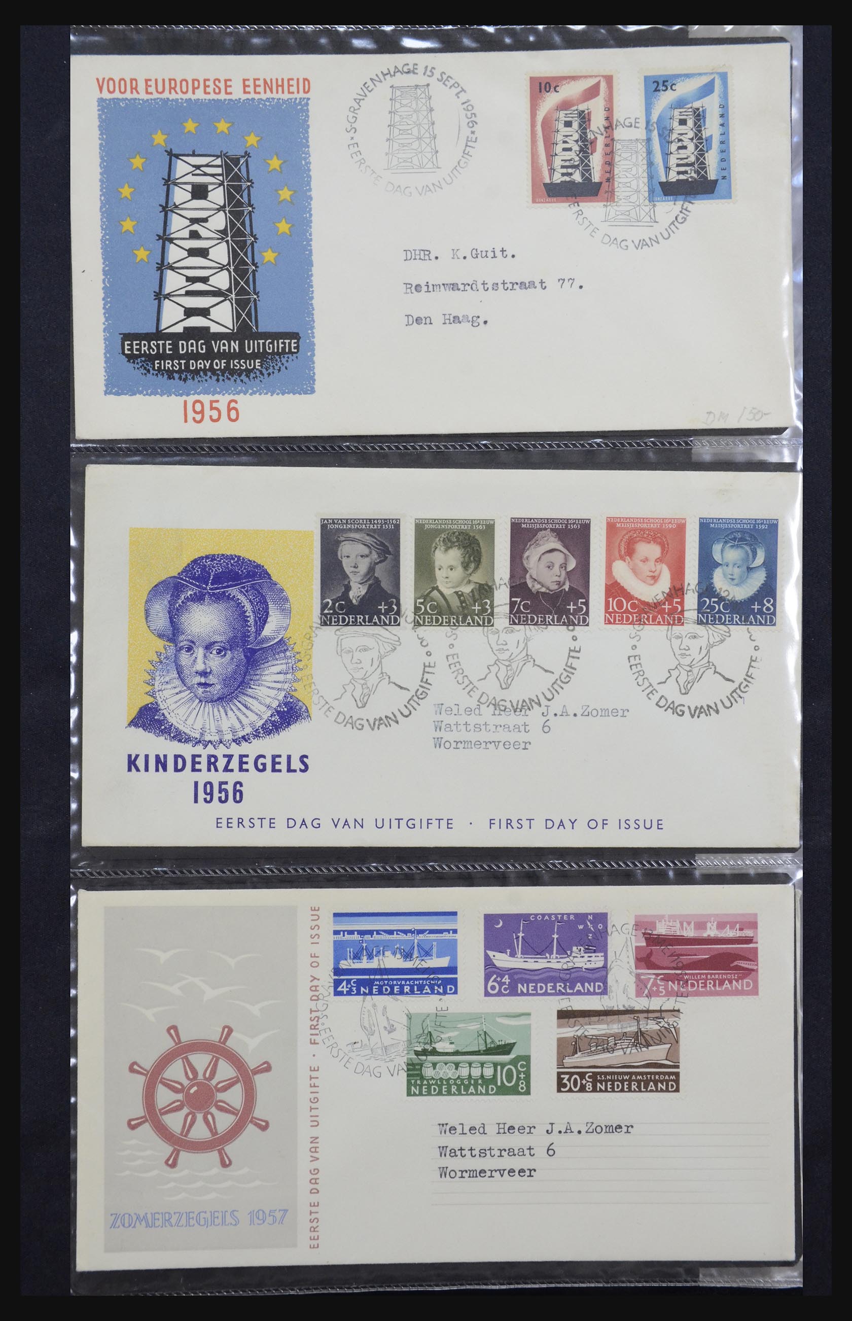 32147 002 - 32147 Netherlands FDC's 1956-2016!