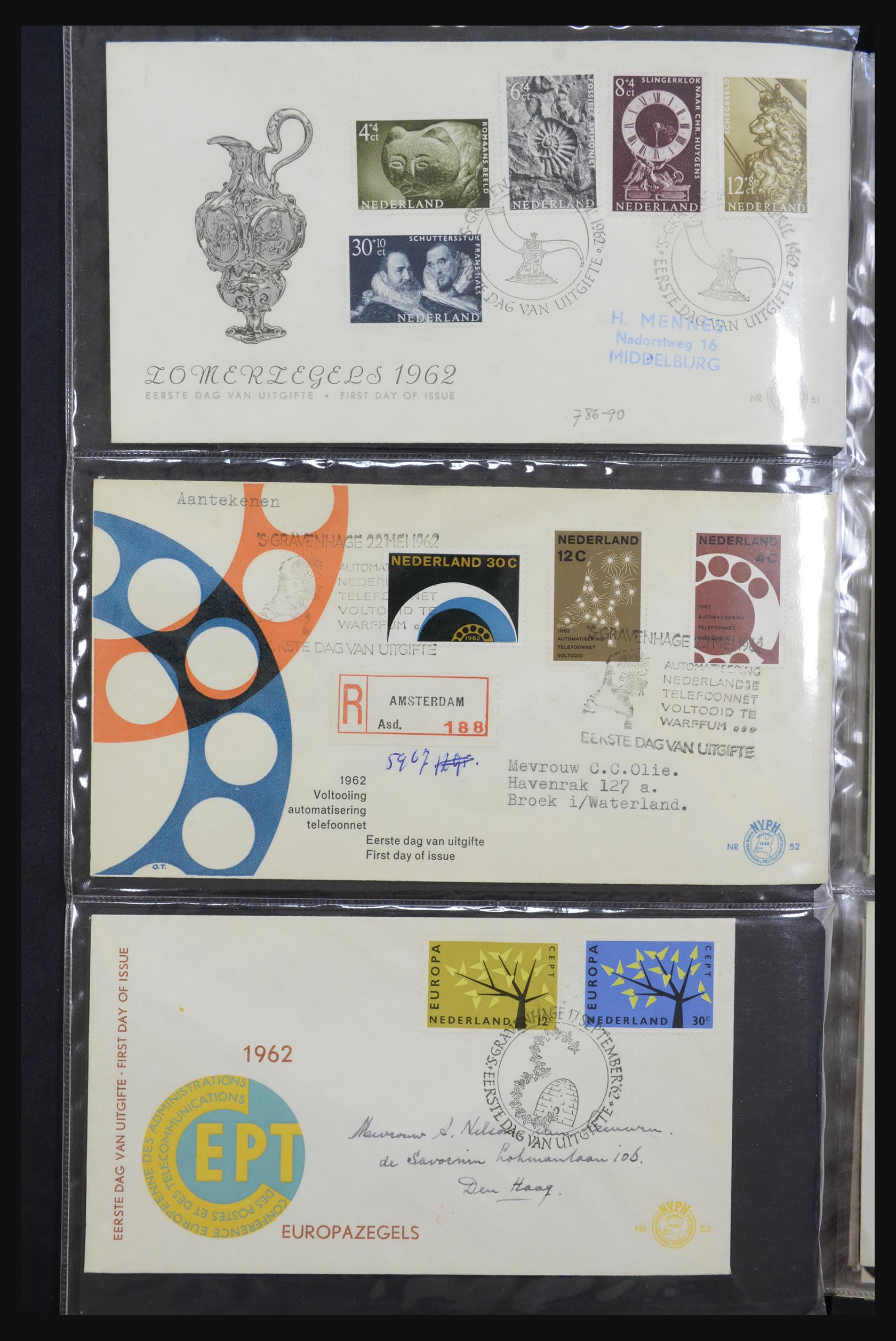 32147 010 - 32147 Netherlands FDC's 1956-2016!
