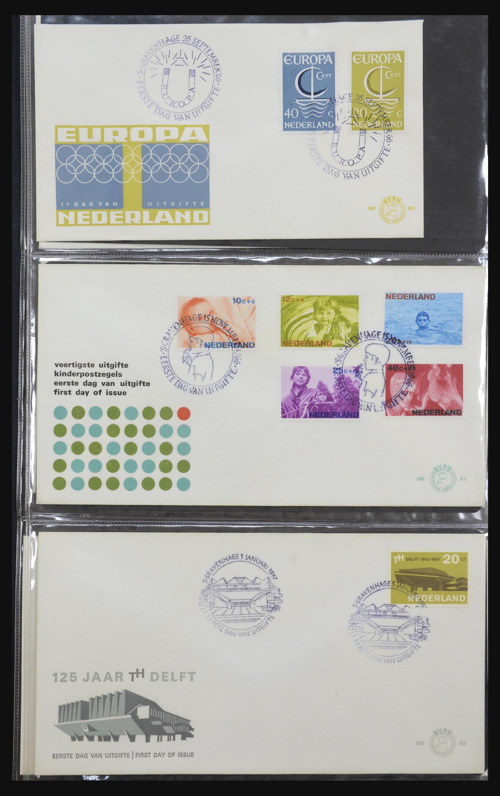 32147 020 - 32147 Netherlands FDC's 1956-2016!