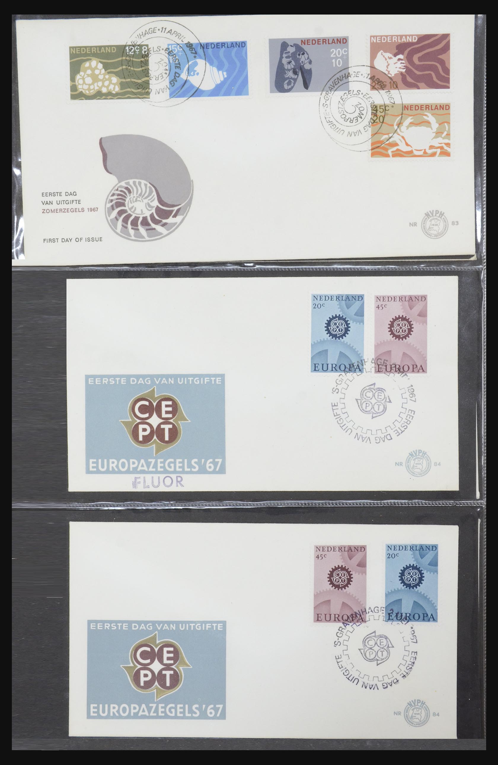 32147 021 - 32147 Nederland FDC's 1956-2016!