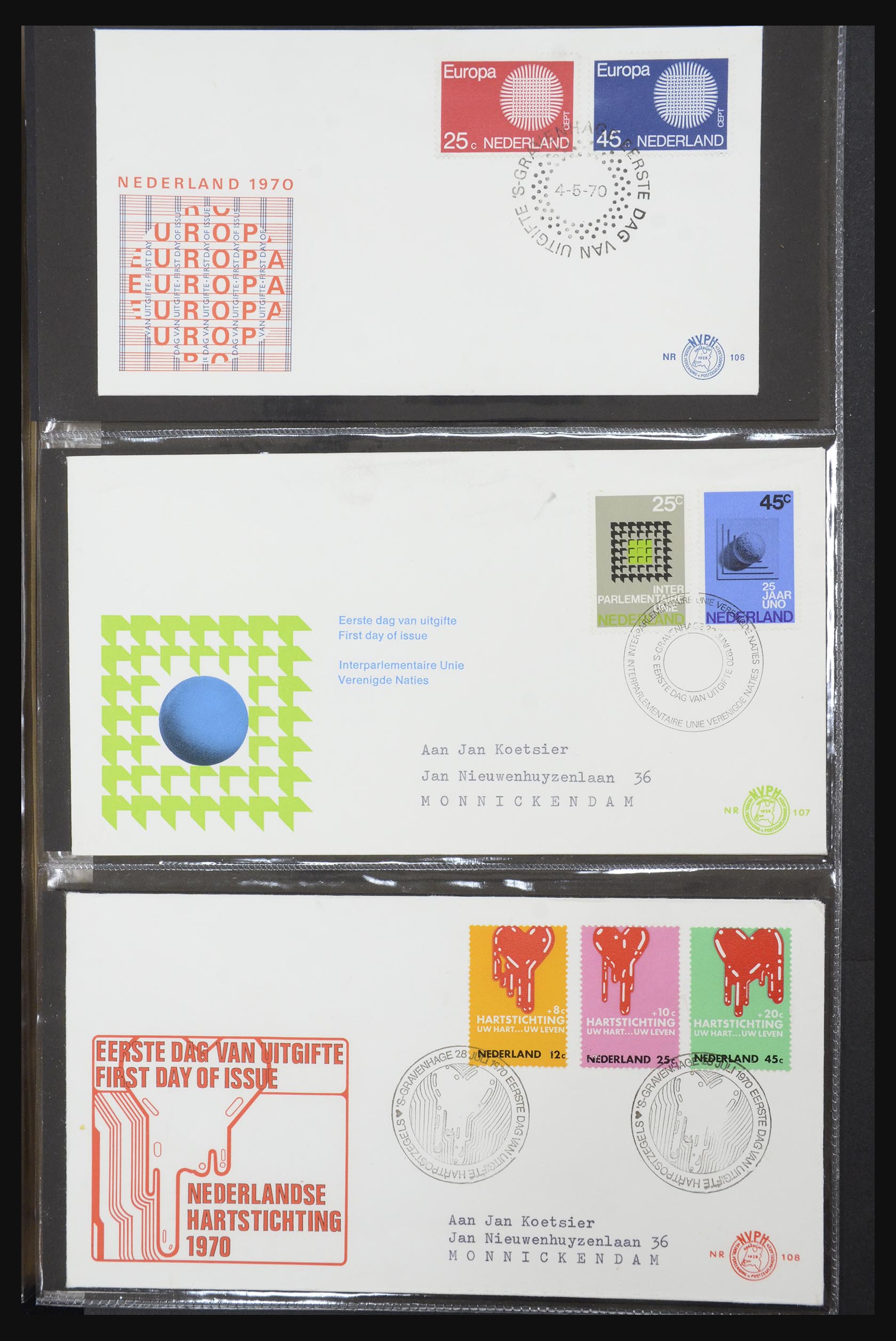 32147 029 - 32147 Netherlands FDC's 1956-2016!