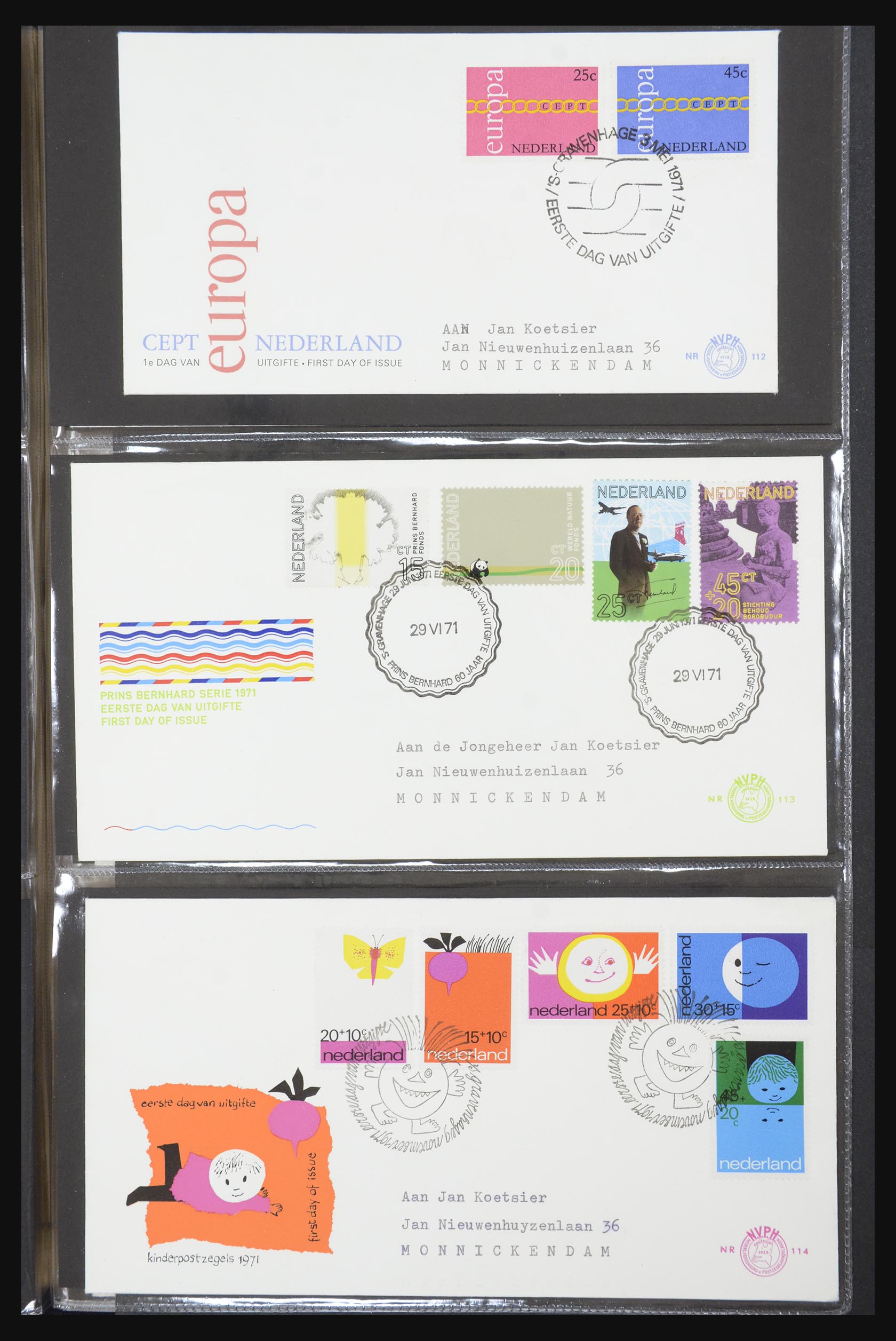 32147 031 - 32147 Netherlands FDC's 1956-2016!