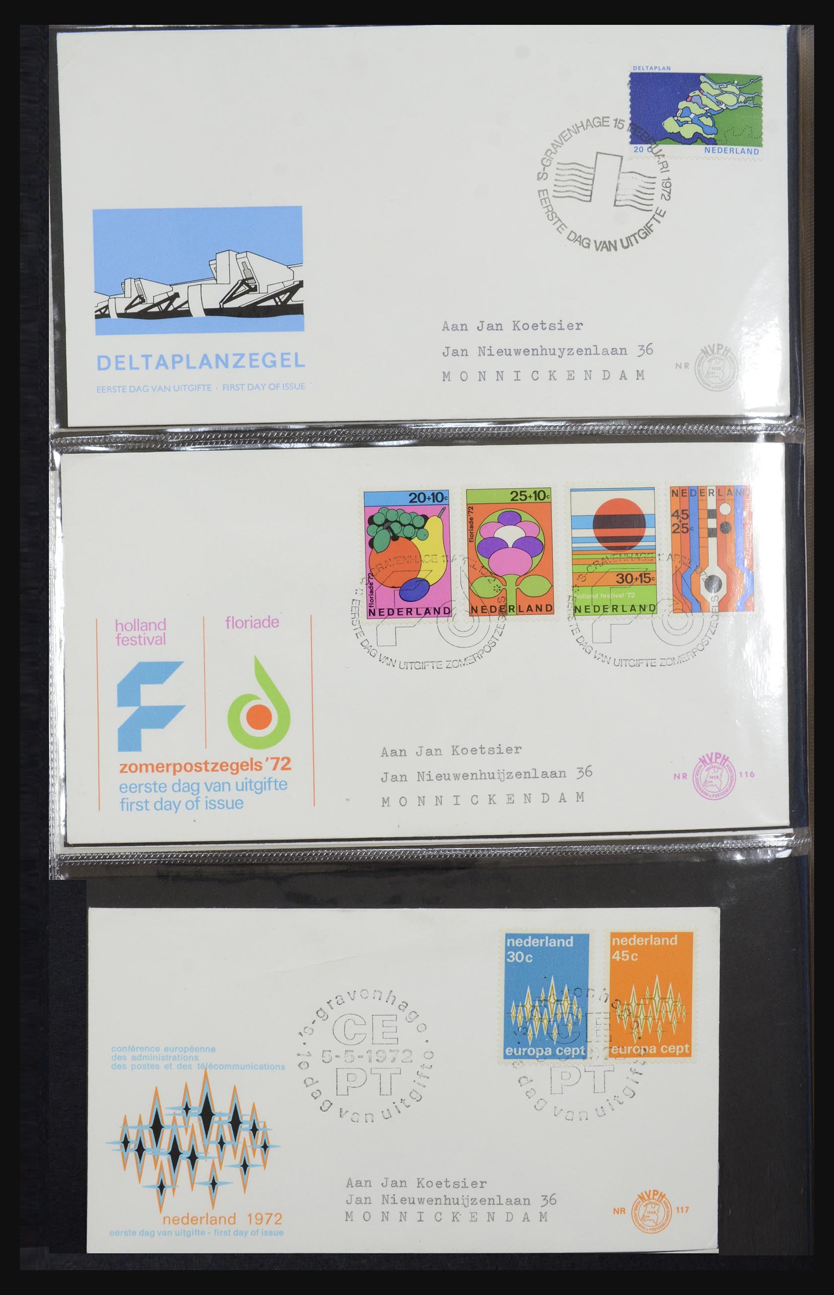 32147 032 - 32147 Netherlands FDC's 1956-2016!