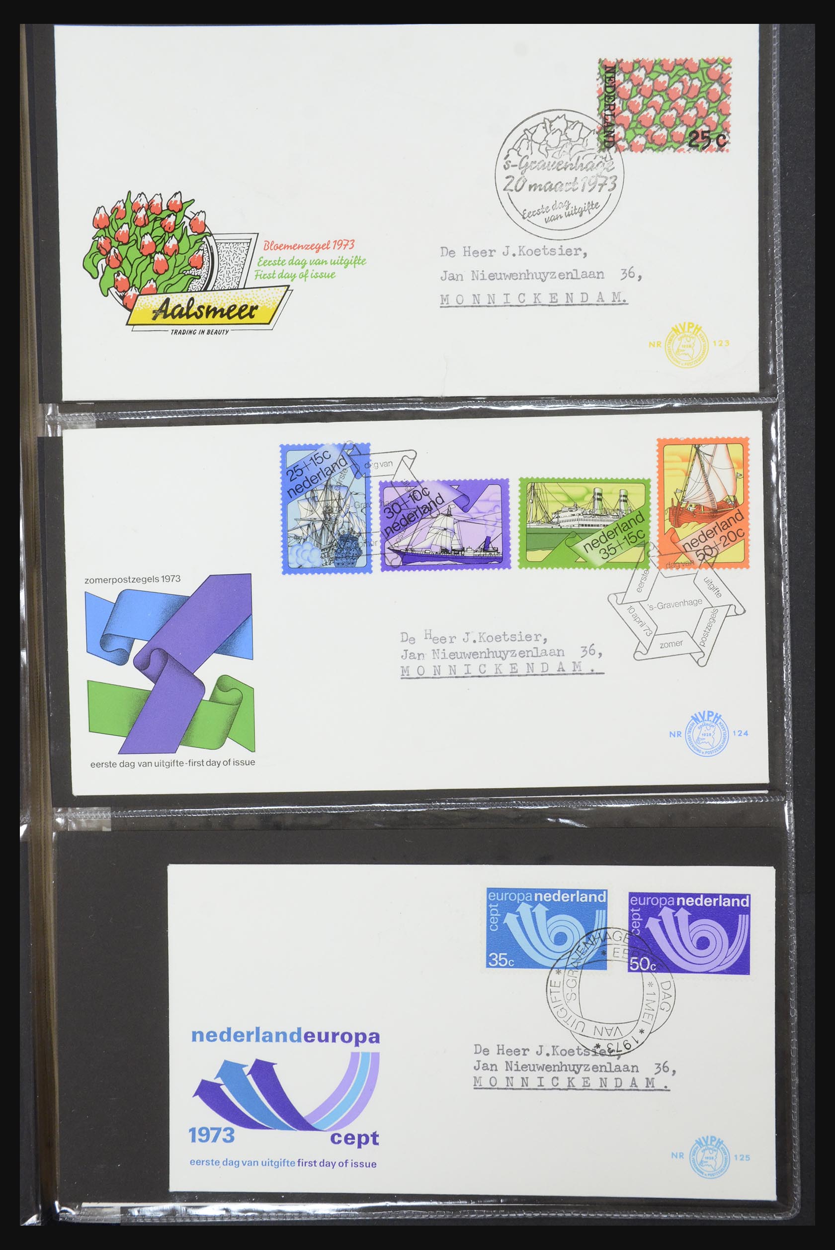 32147 035 - 32147 Netherlands FDC's 1956-2016!