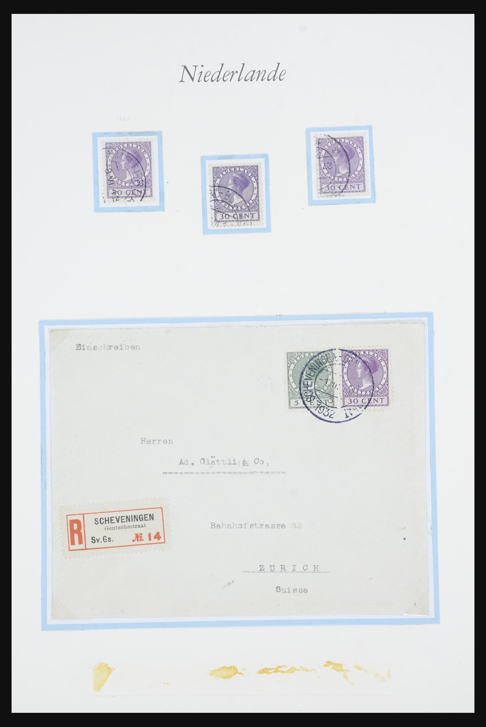 32159 003 - 32159 Netherlands covers 1925-1946.
