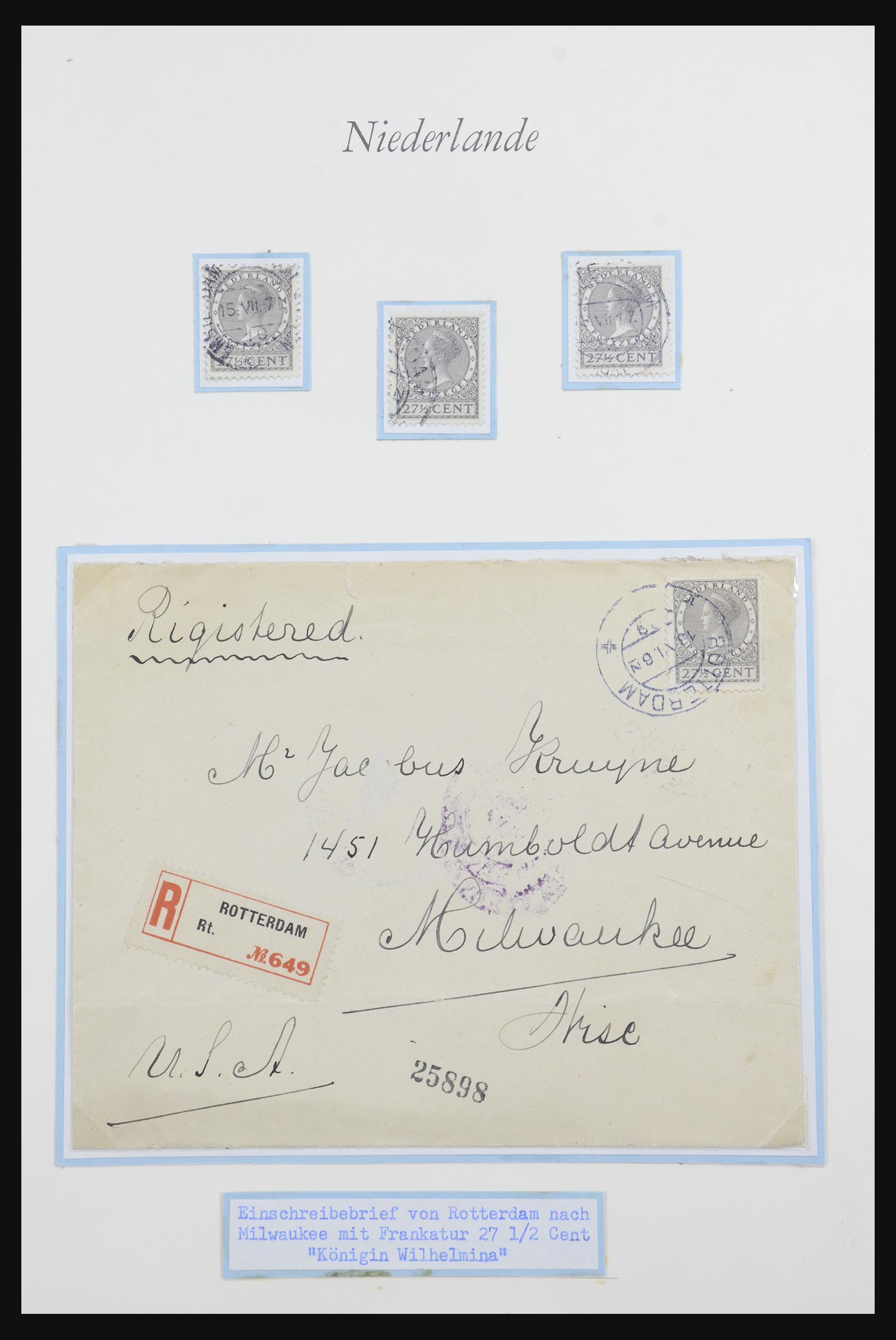 32159 006 - 32159 Nederland brieven 1925-1946.