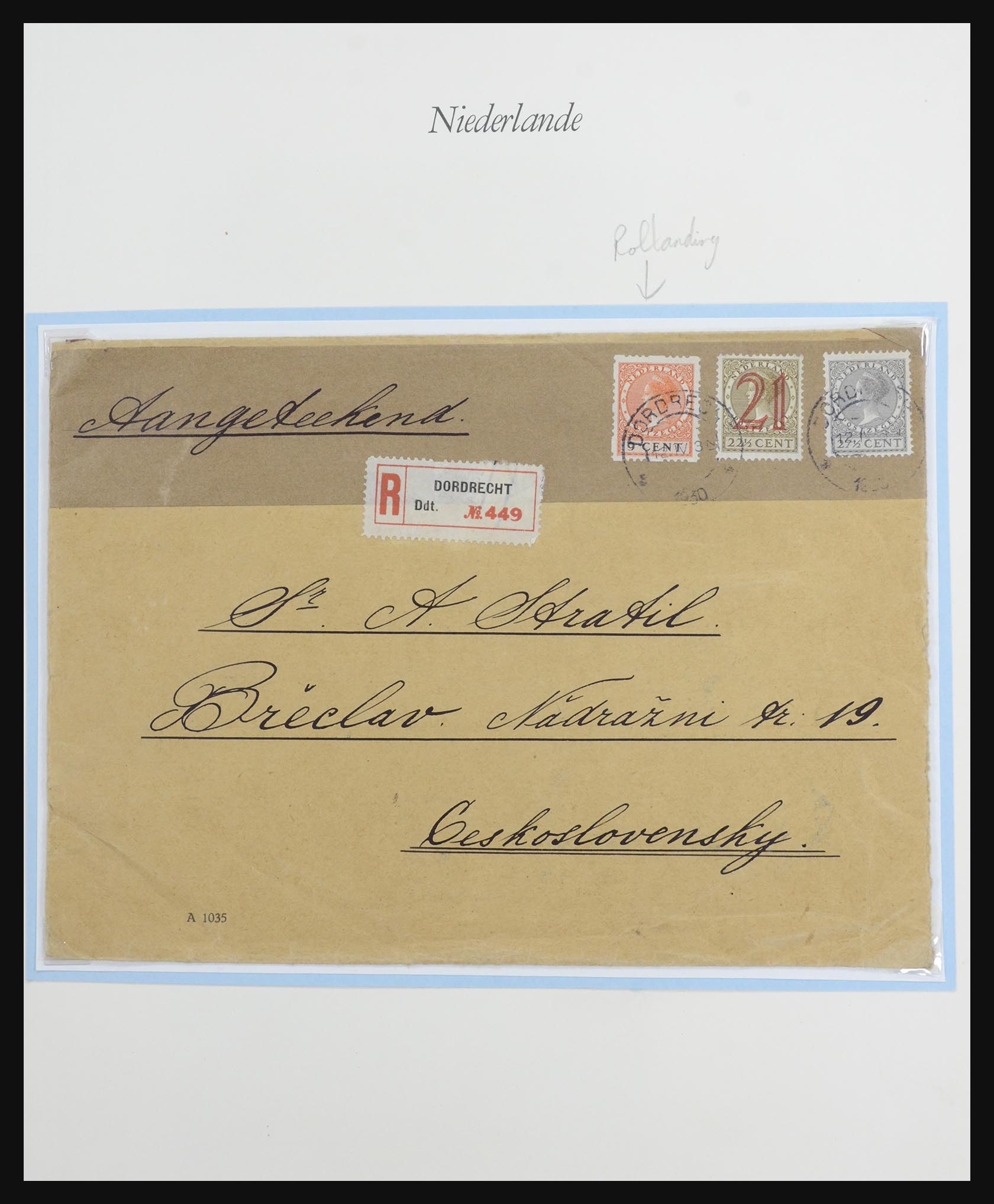 32159 011 - 32159 Netherlands covers 1925-1946.