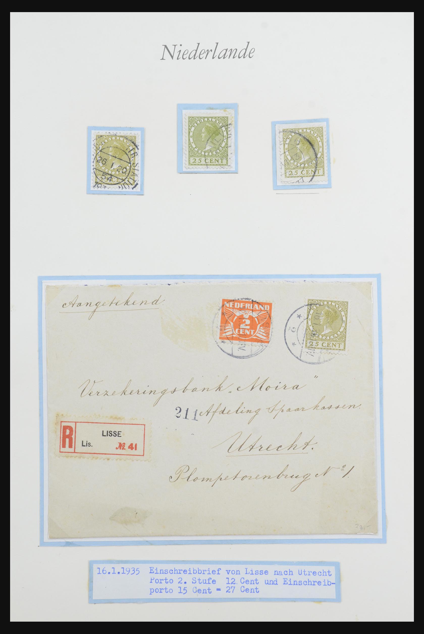 32159 019 - 32159 Netherlands covers 1925-1946.