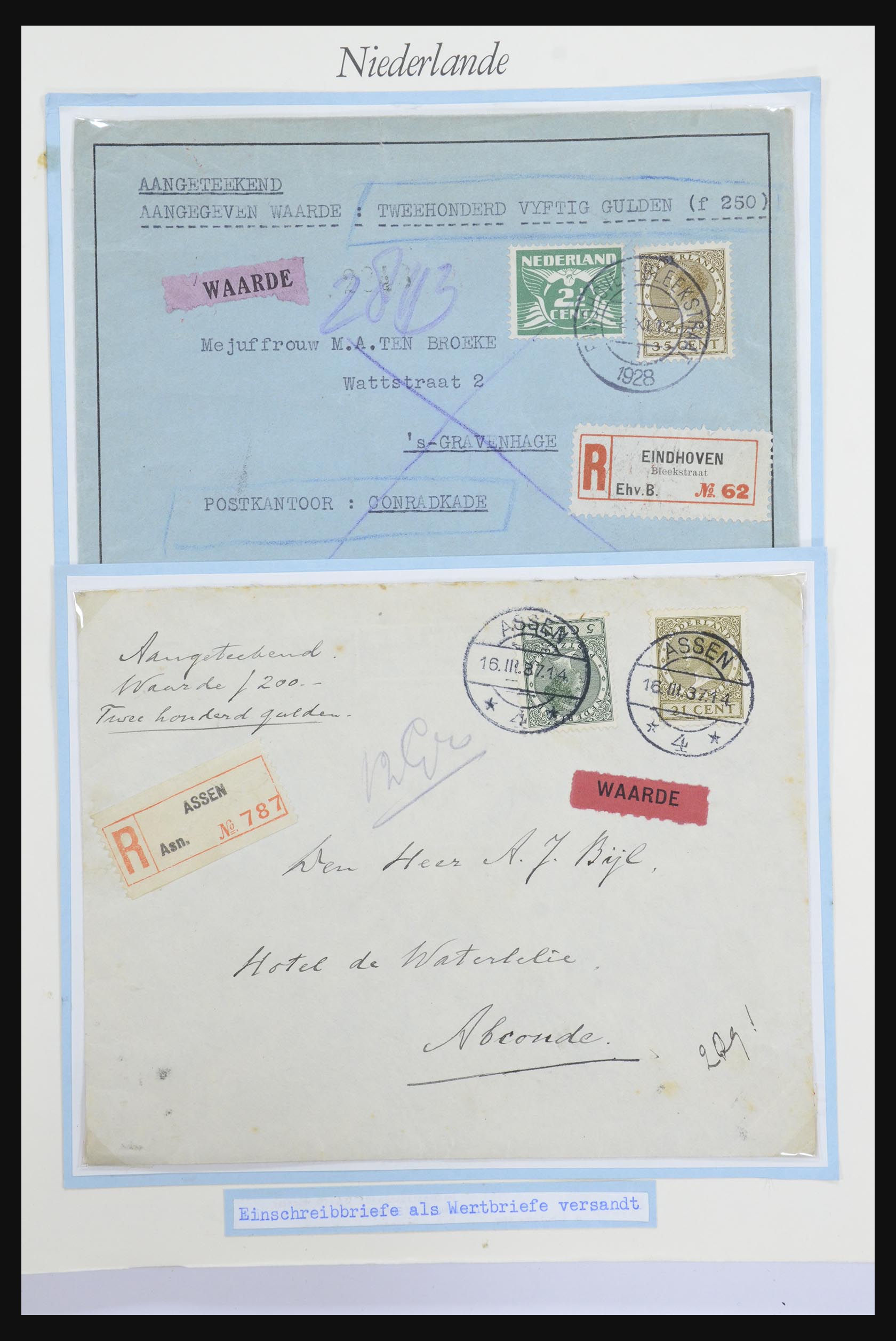 32159 023 - 32159 Netherlands covers 1925-1946.
