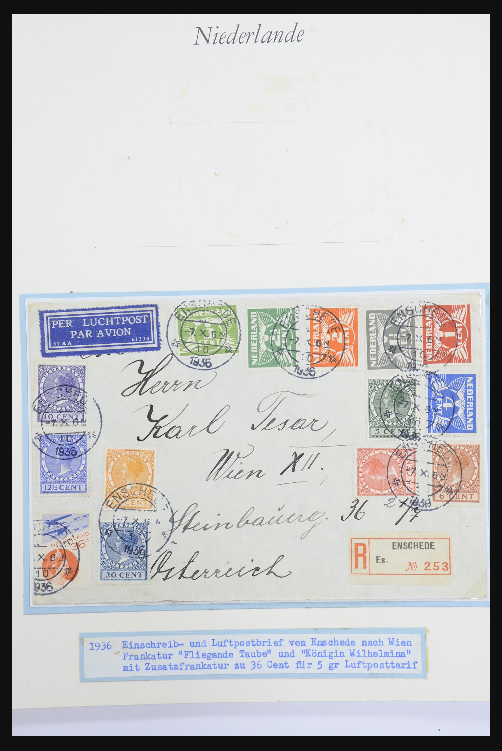 32159 025 - 32159 Nederland brieven 1925-1946.