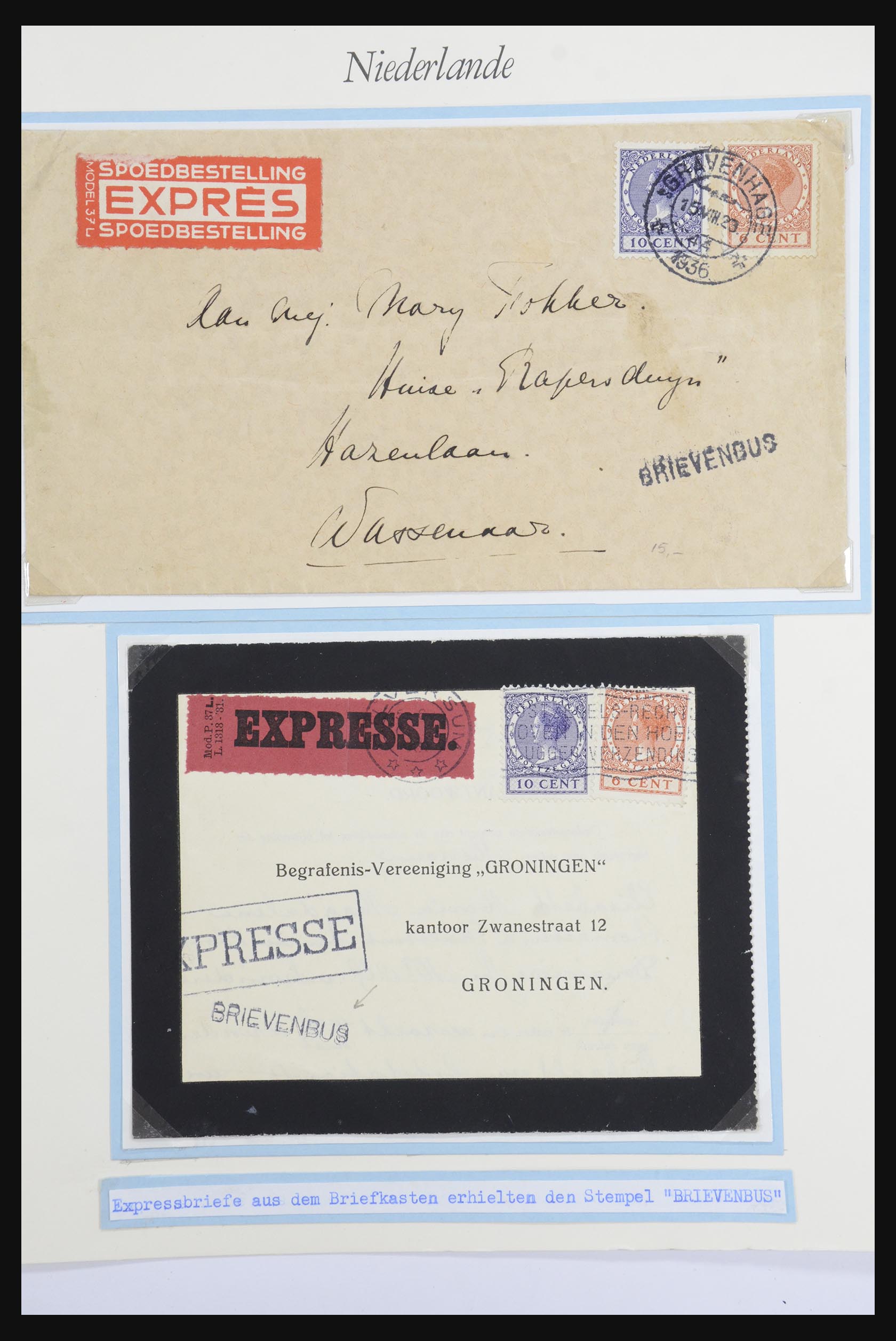 32159 030 - 32159 Nederland brieven 1925-1946.