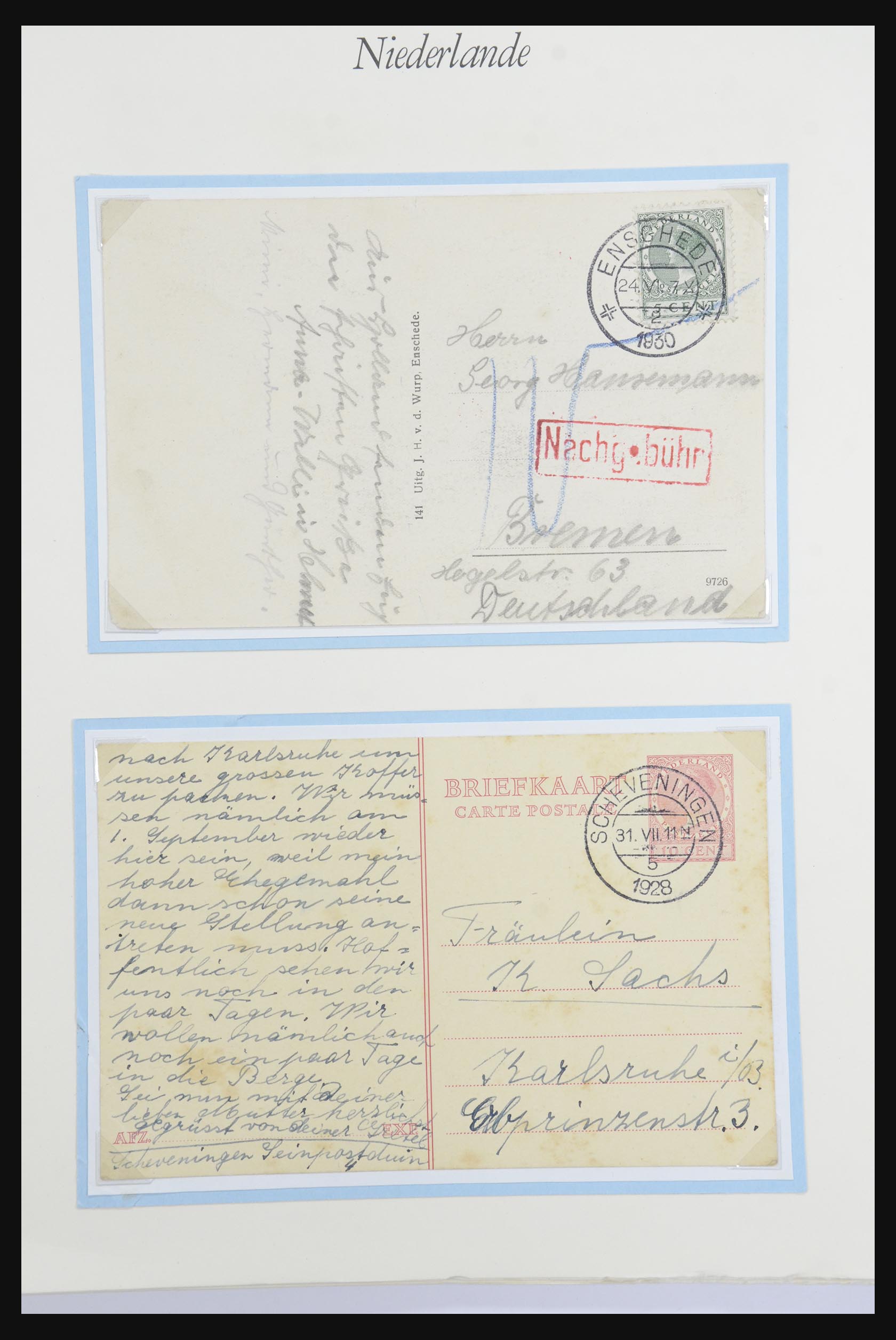 32159 043 - 32159 Netherlands covers 1925-1946.