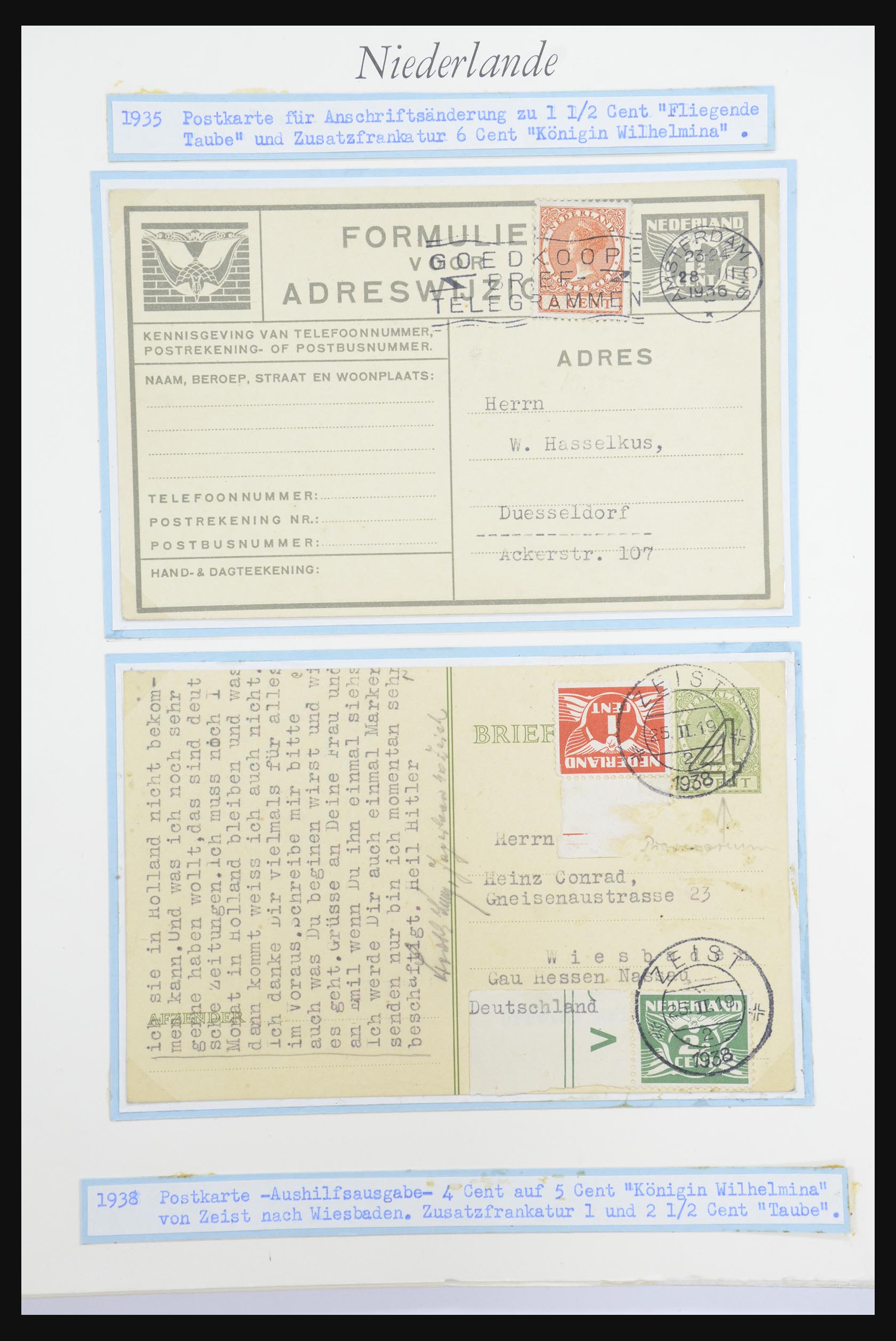 32159 044 - 32159 Netherlands covers 1925-1946.