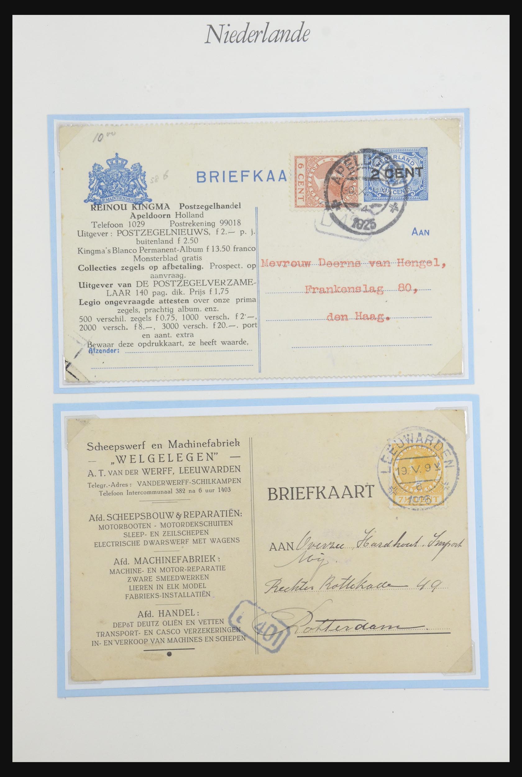 32159 046 - 32159 Nederland brieven 1925-1946.