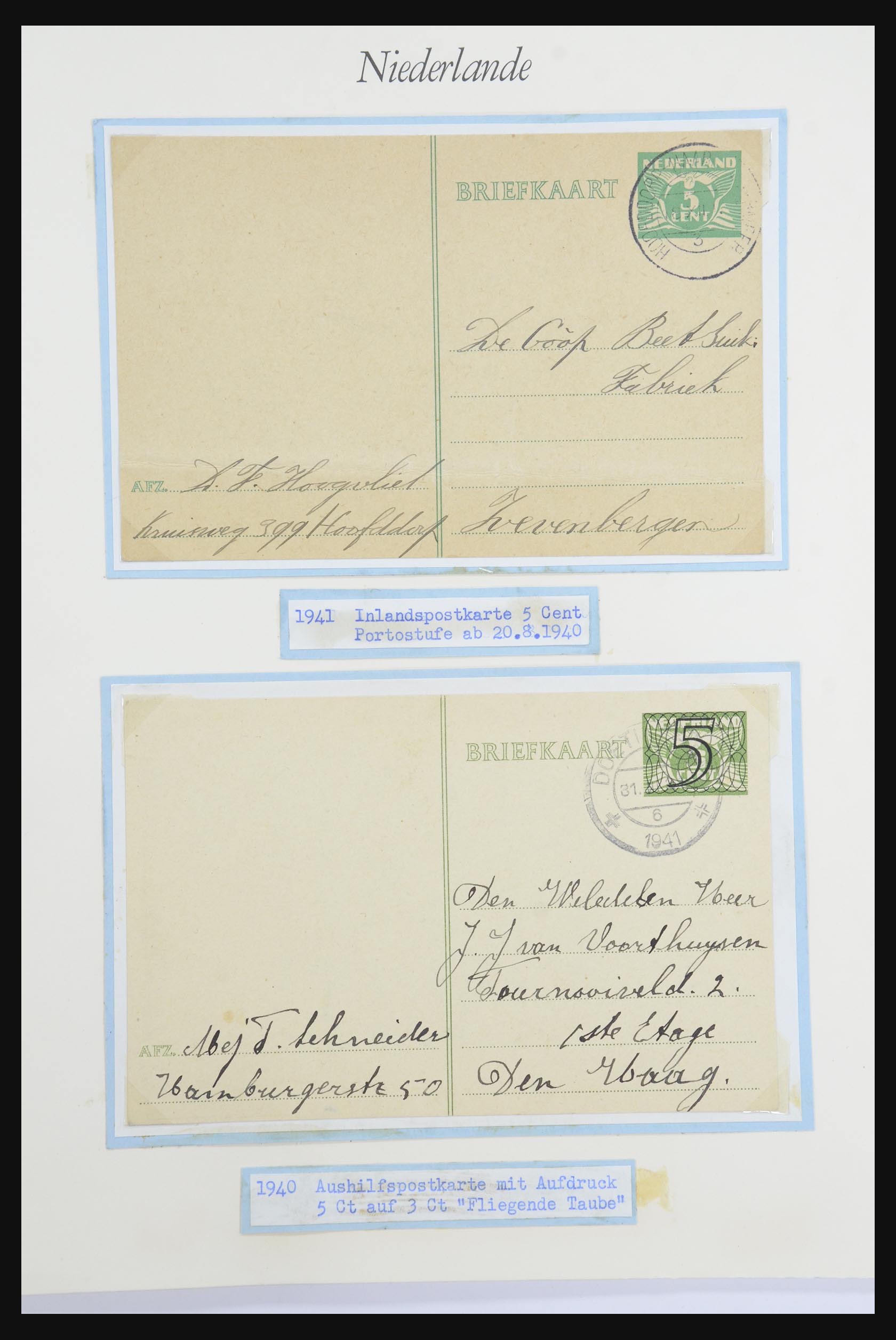 32159 049 - 32159 Netherlands covers 1925-1946.