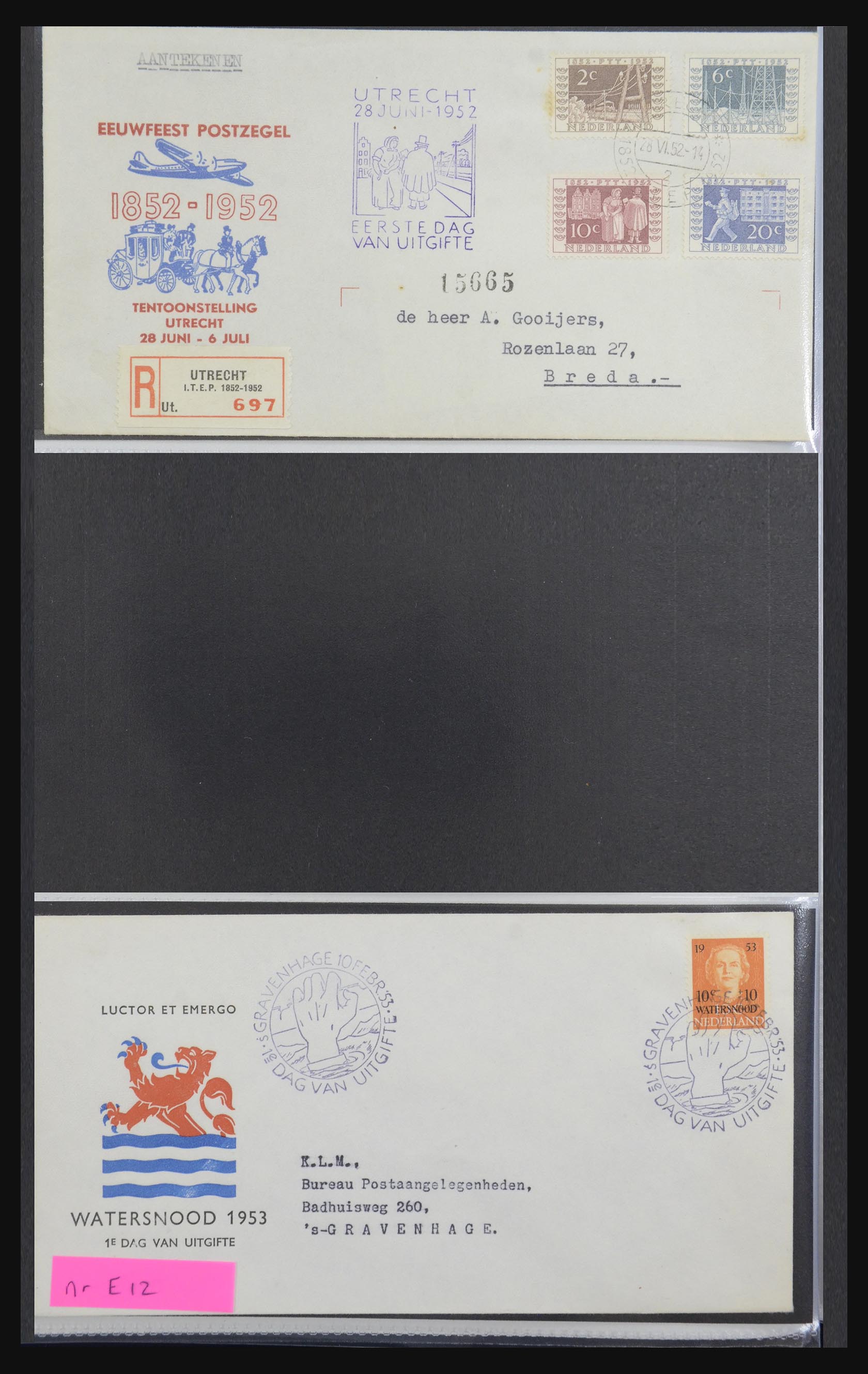 32170 001 - 32170 Netherlands FDC's 1953-2004.