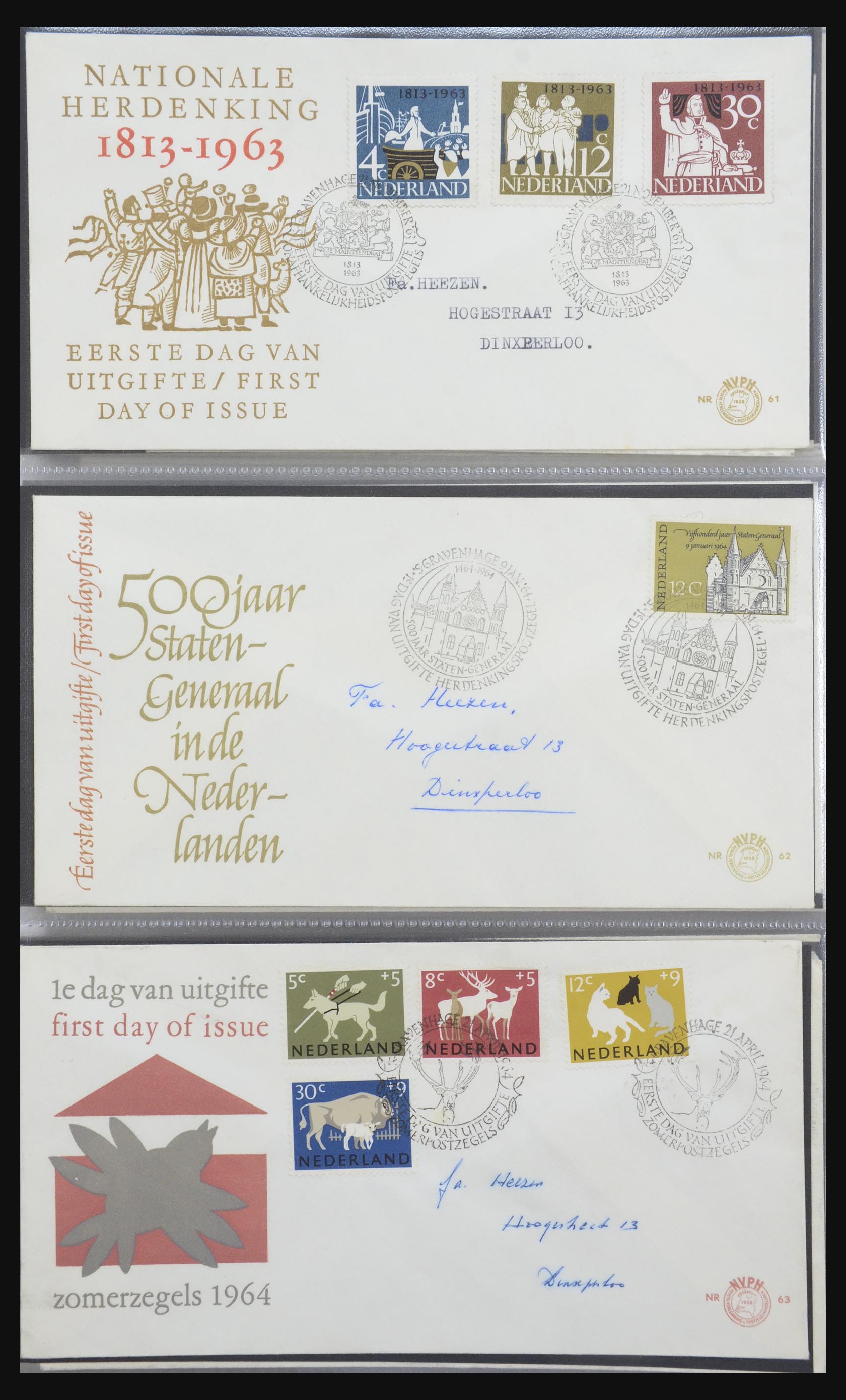 32170 018 - 32170 Nederland FDC's 1953-2004.