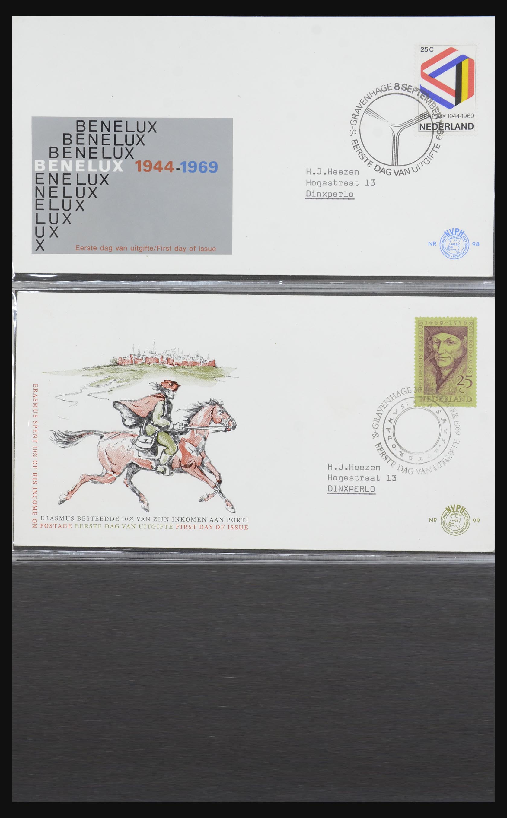 32170 031 - 32170 Nederland FDC's 1953-2004.