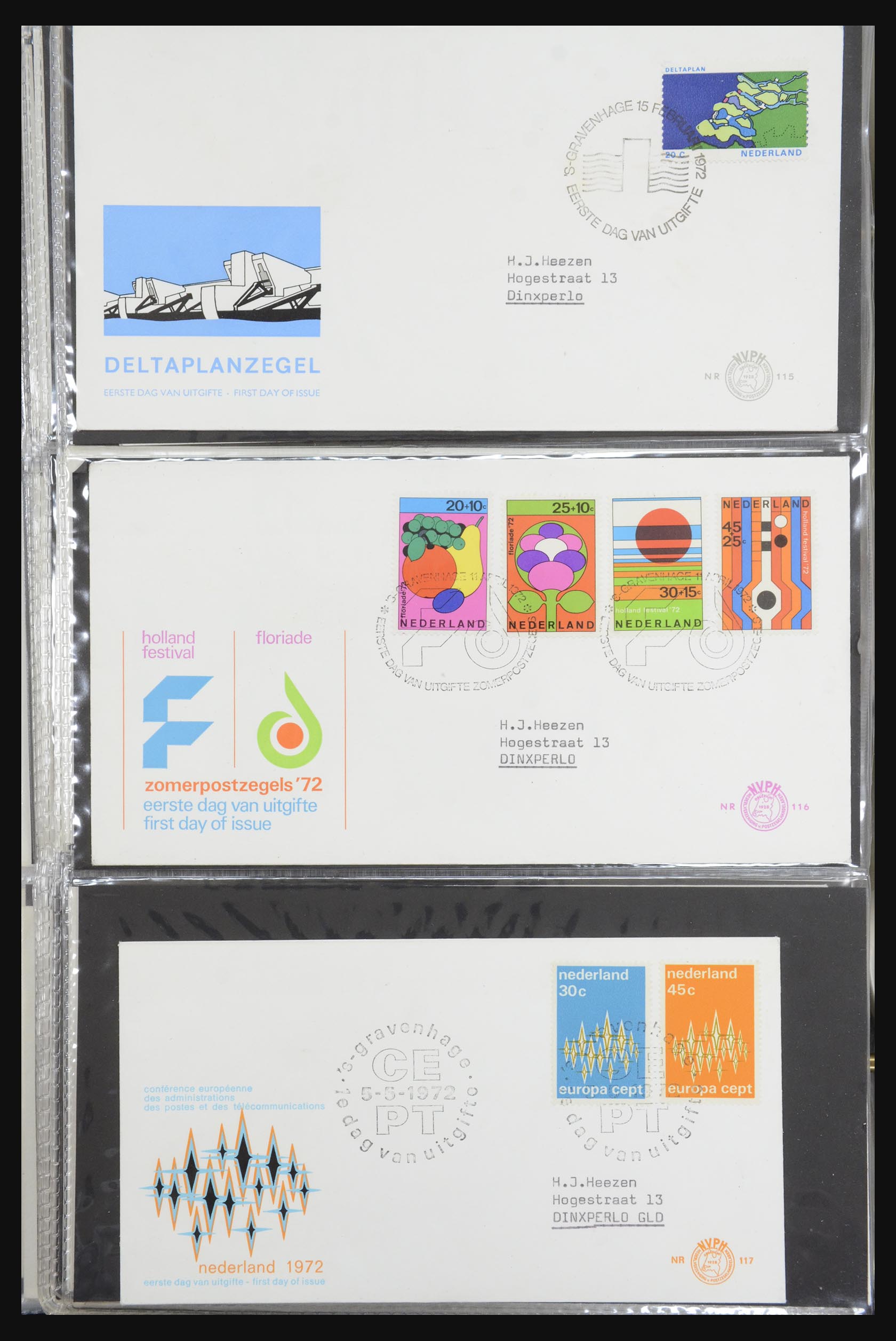 32170 037 - 32170 Nederland FDC's 1953-2004.