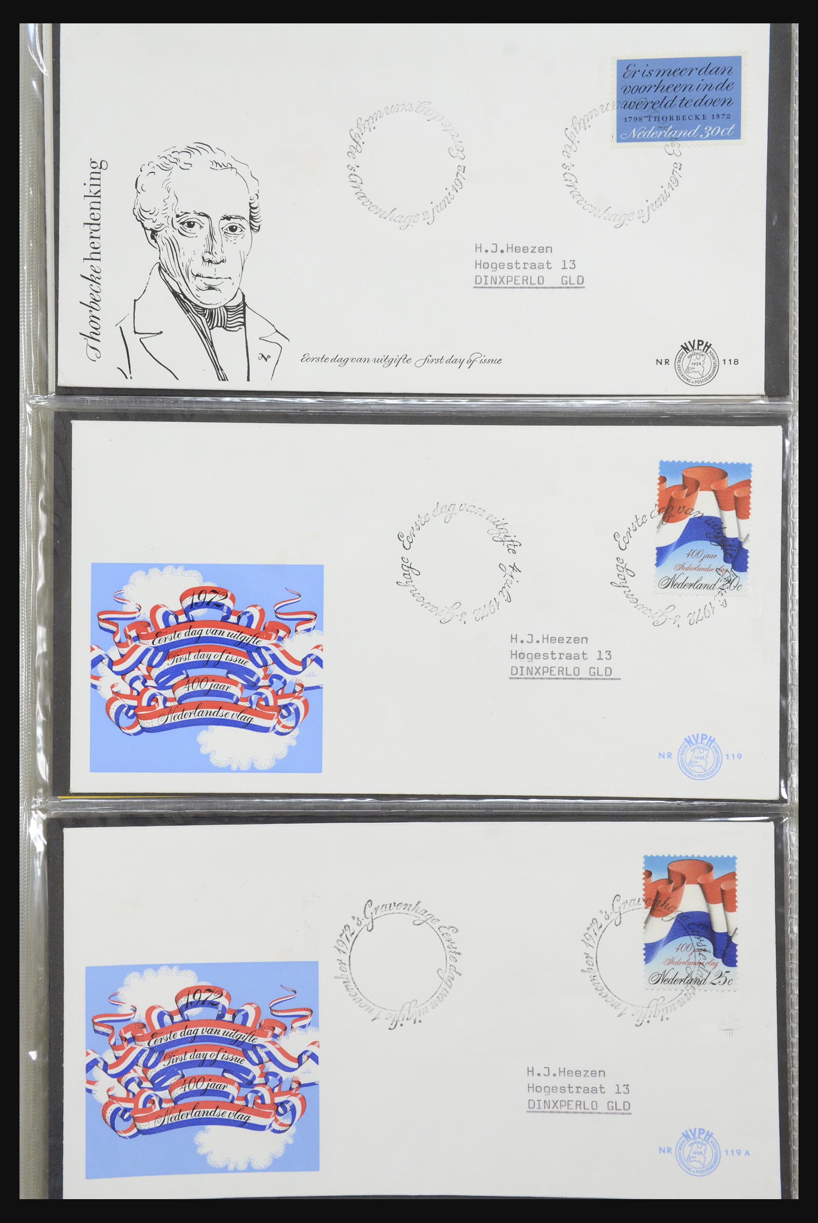 32170 038 - 32170 Netherlands FDC's 1953-2004.