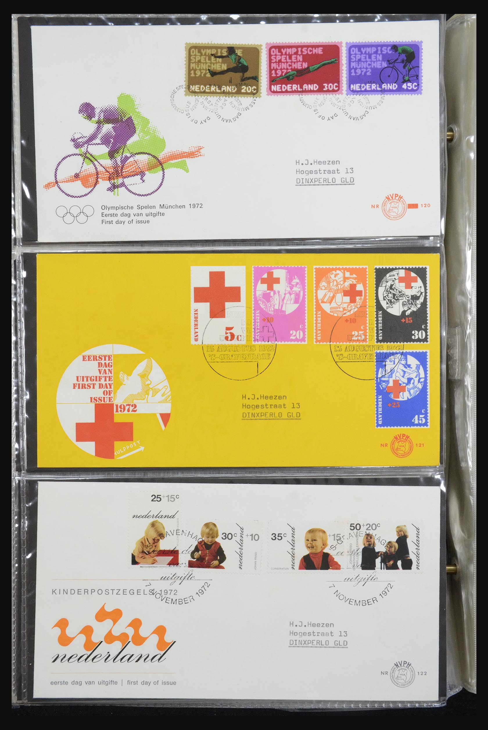 32170 039 - 32170 Netherlands FDC's 1953-2004.