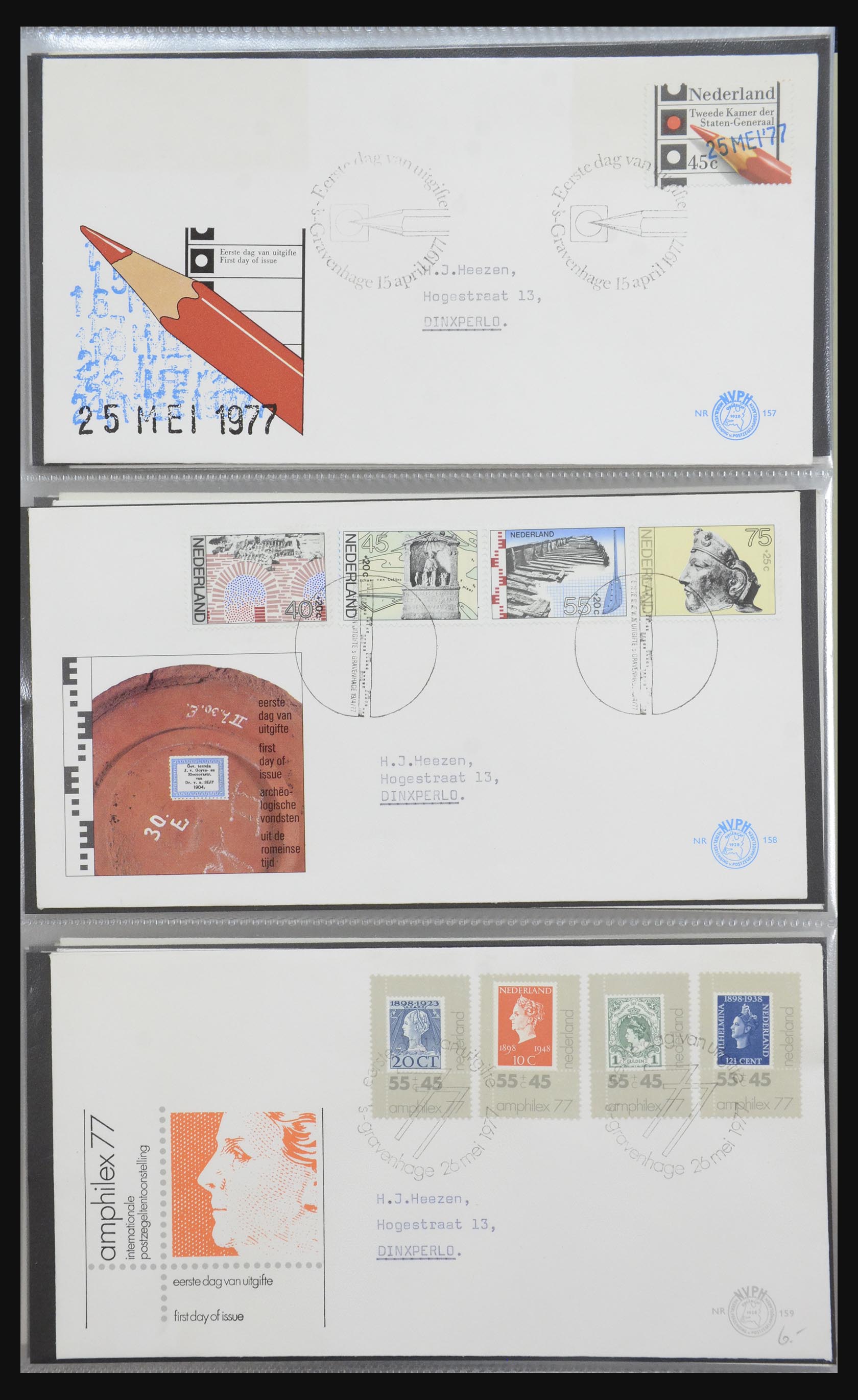 32170 052 - 32170 Nederland FDC's 1953-2004.