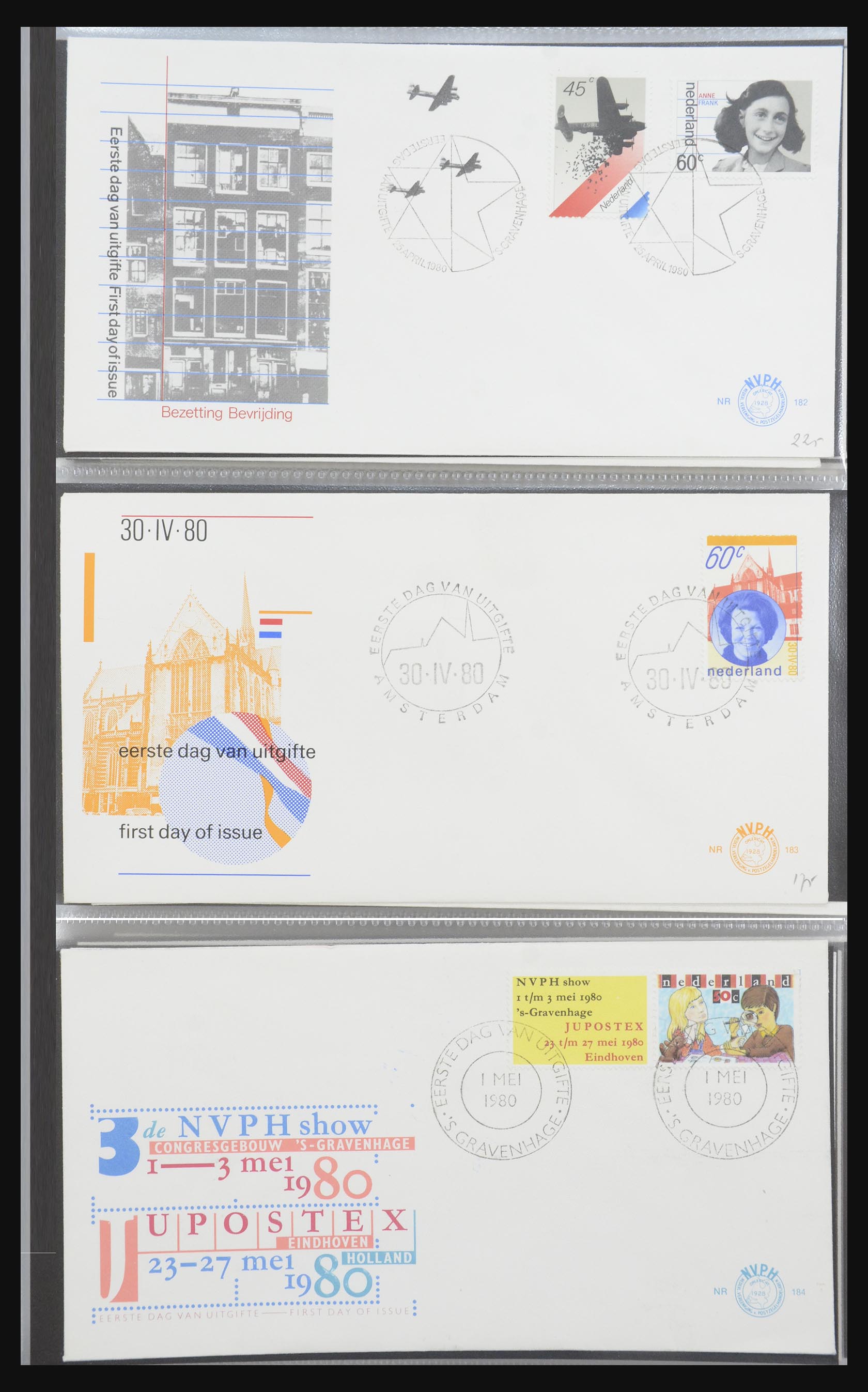 32170 062 - 32170 Nederland FDC's 1953-2004.