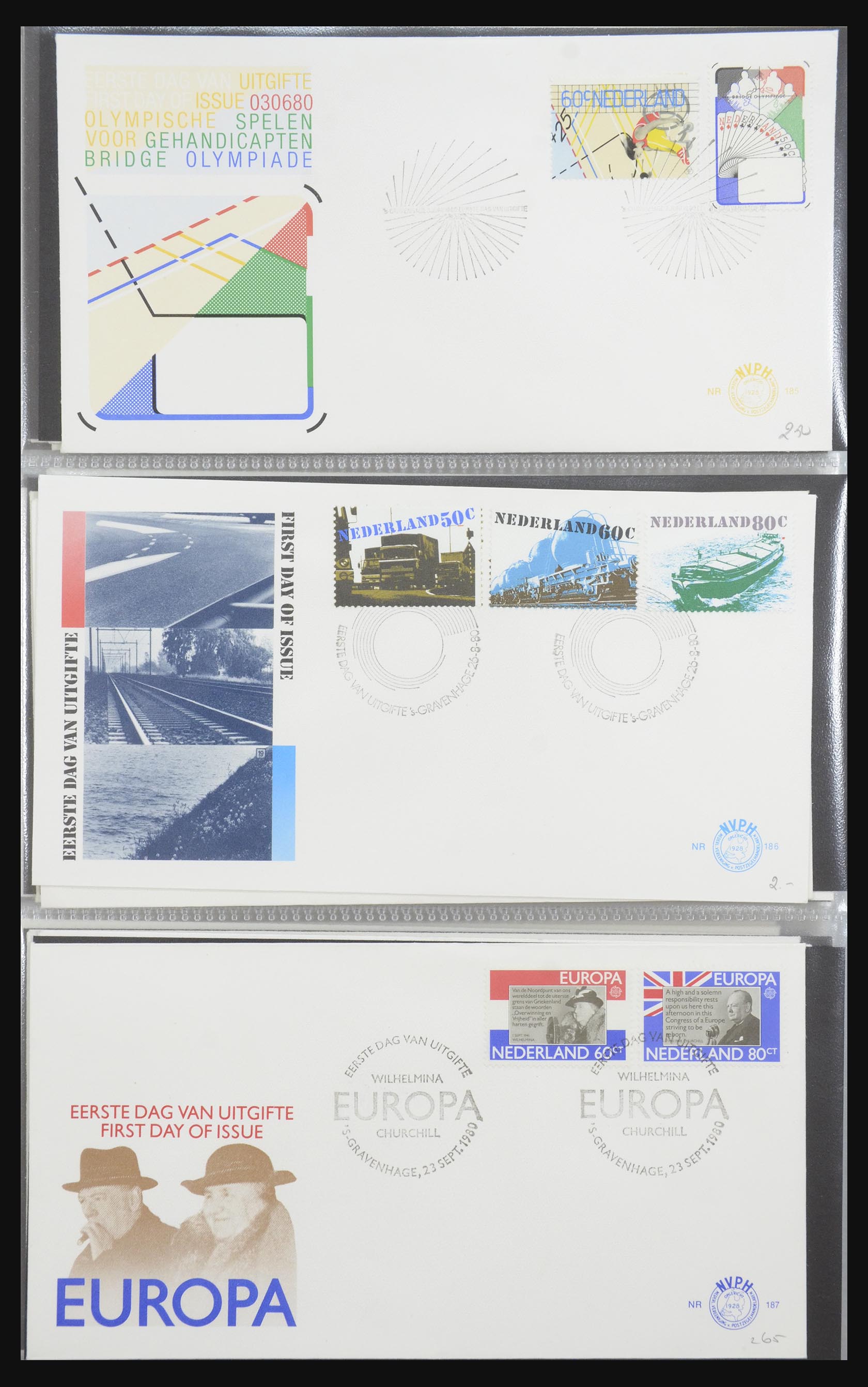 32170 063 - 32170 Nederland FDC's 1953-2004.