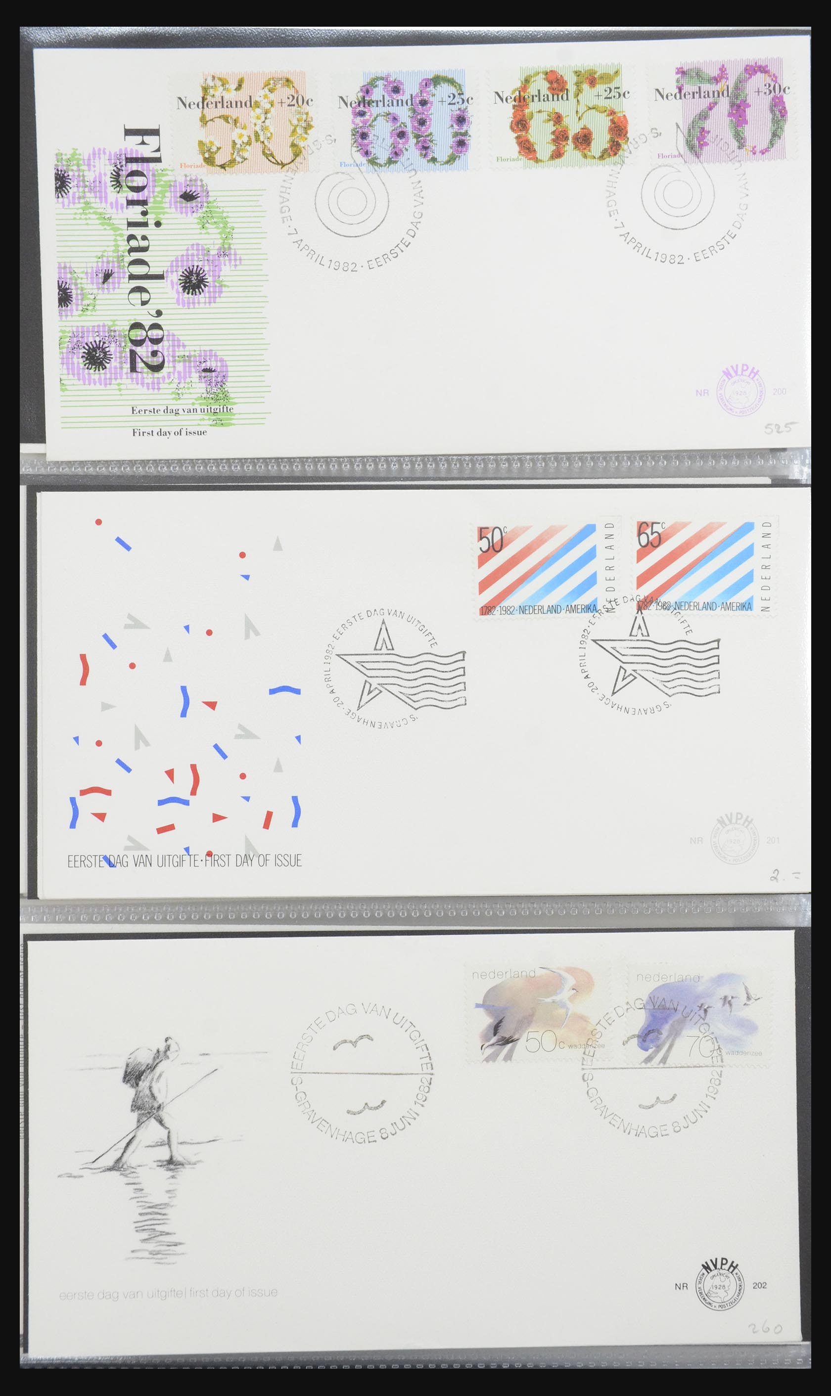 32170 069 - 32170 Netherlands FDC's 1953-2004.