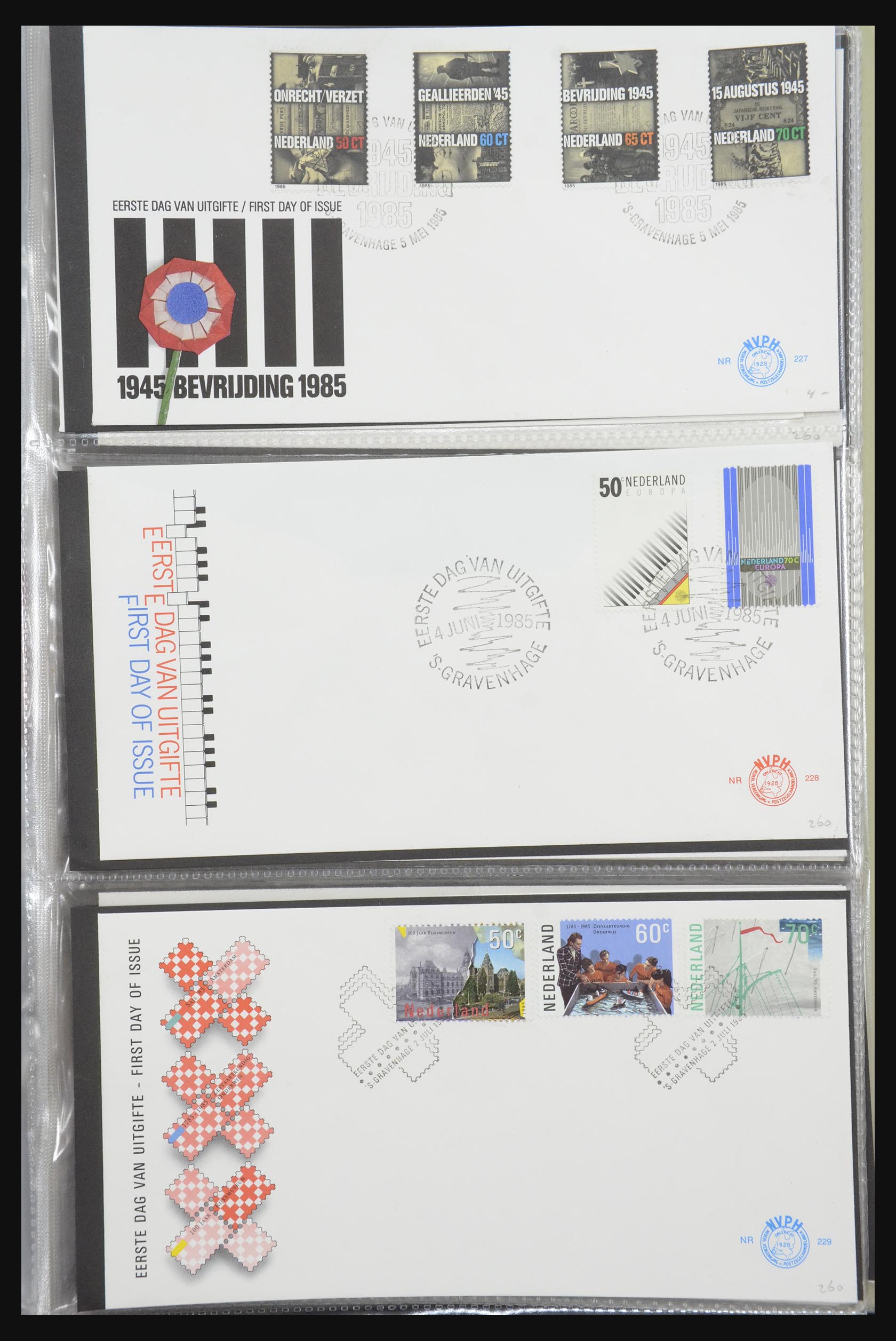 32170 080 - 32170 Netherlands FDC's 1953-2004.