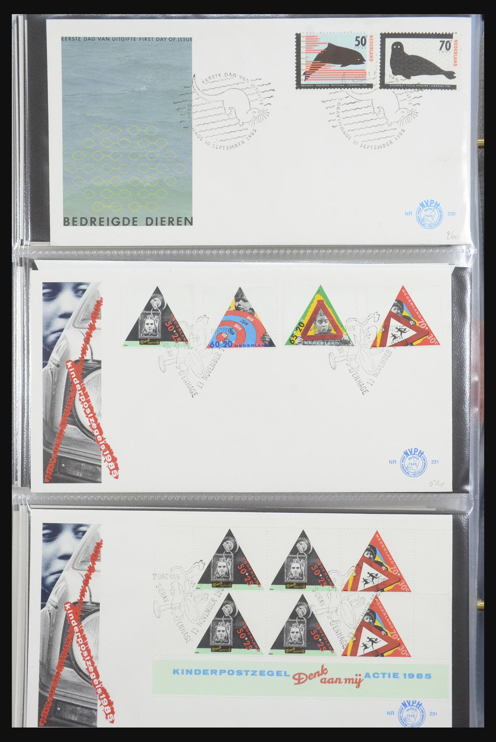 32170 081 - 32170 Netherlands FDC's 1953-2004.