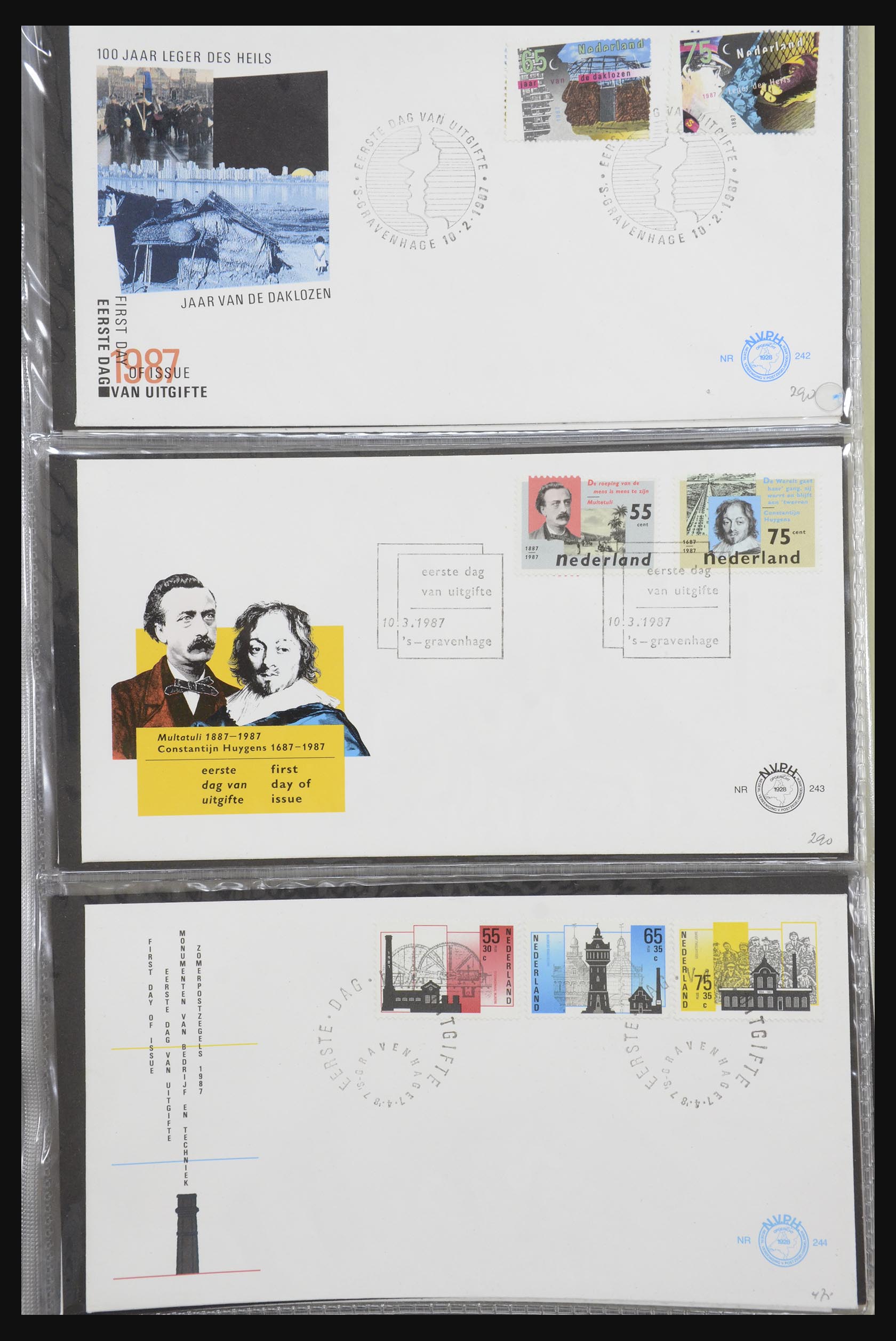 32170 086 - 32170 Netherlands FDC's 1953-2004.
