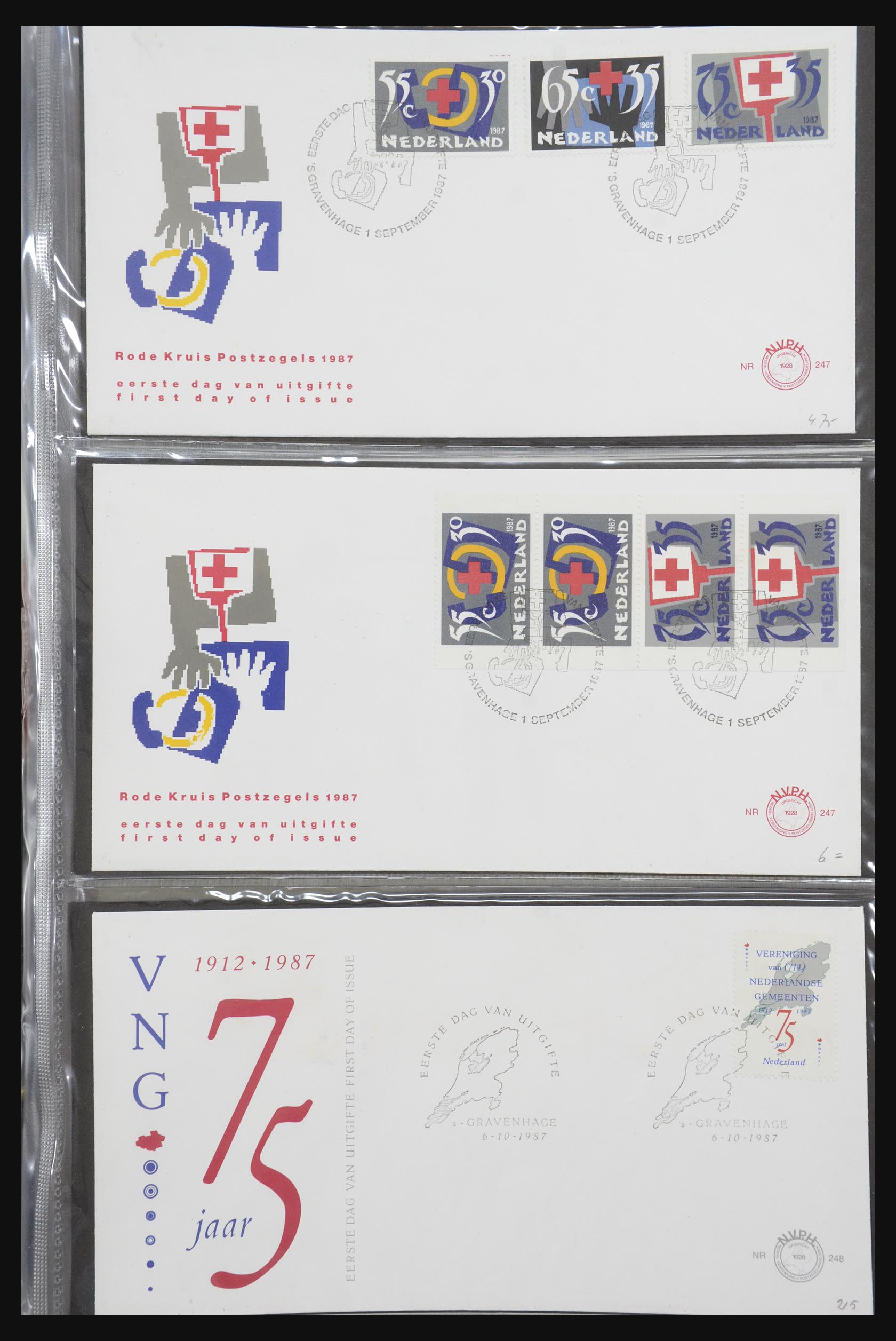 32170 088 - 32170 Netherlands FDC's 1953-2004.