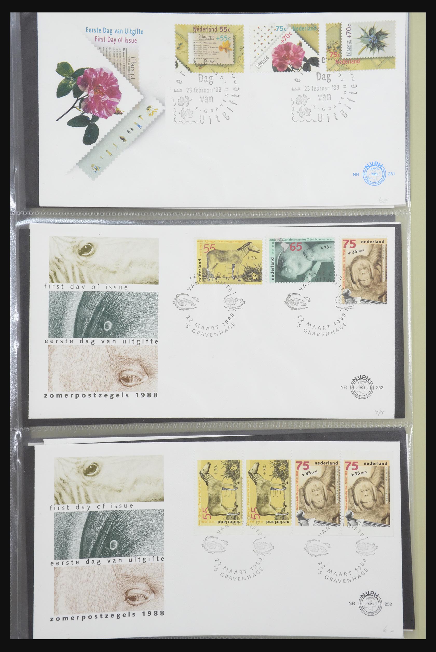 32170 090 - 32170 Nederland FDC's 1953-2004.