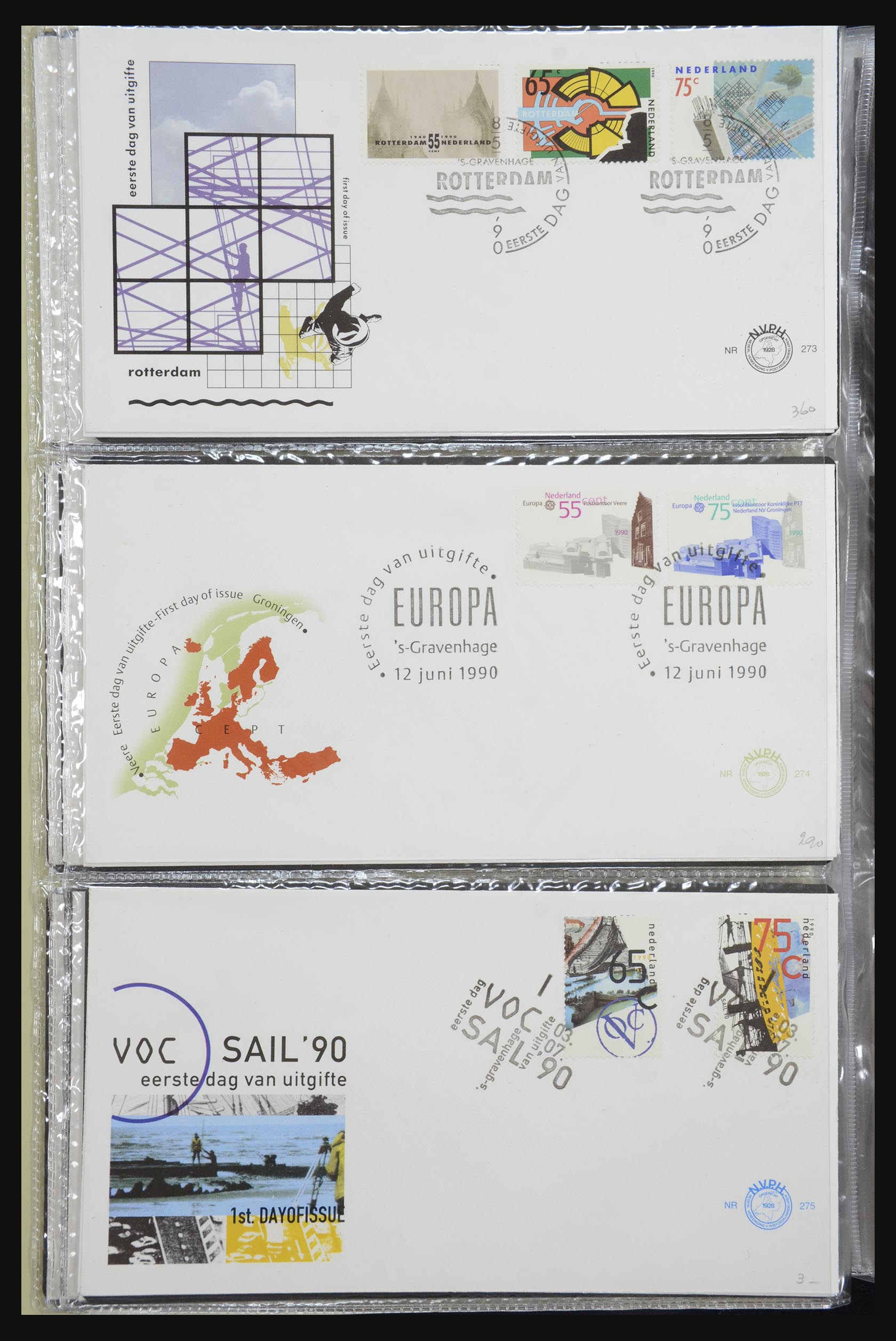 32170 099 - 32170 Netherlands FDC's 1953-2004.