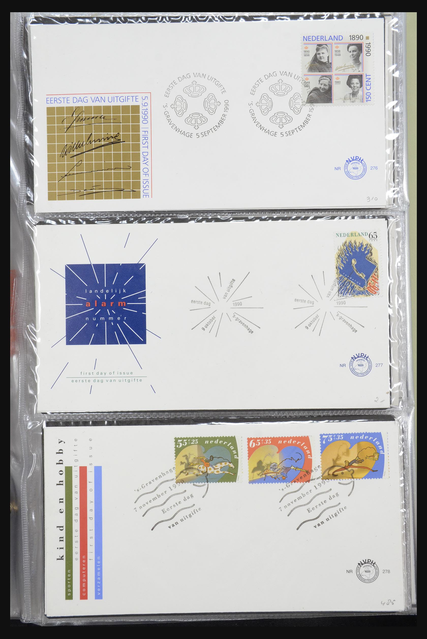 32170 100 - 32170 Nederland FDC's 1953-2004.