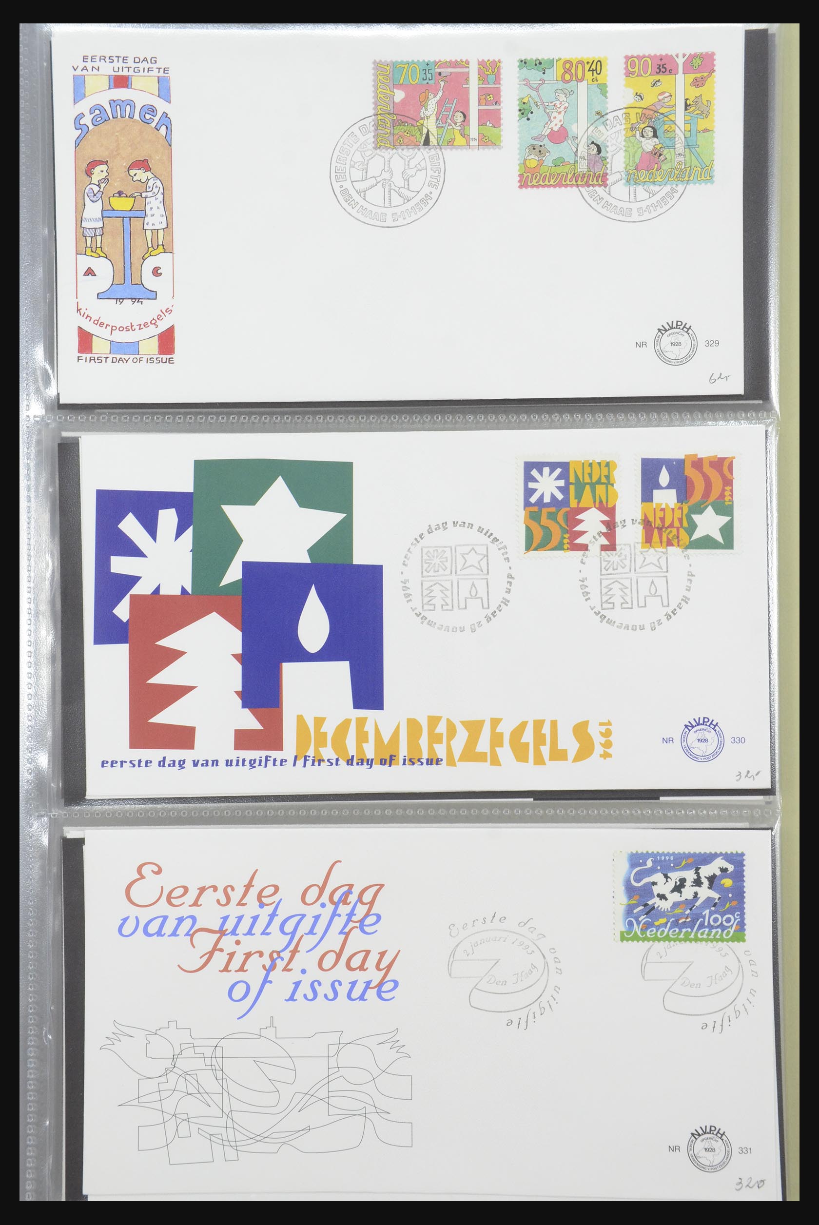 32170 122 - 32170 Nederland FDC's 1953-2004.