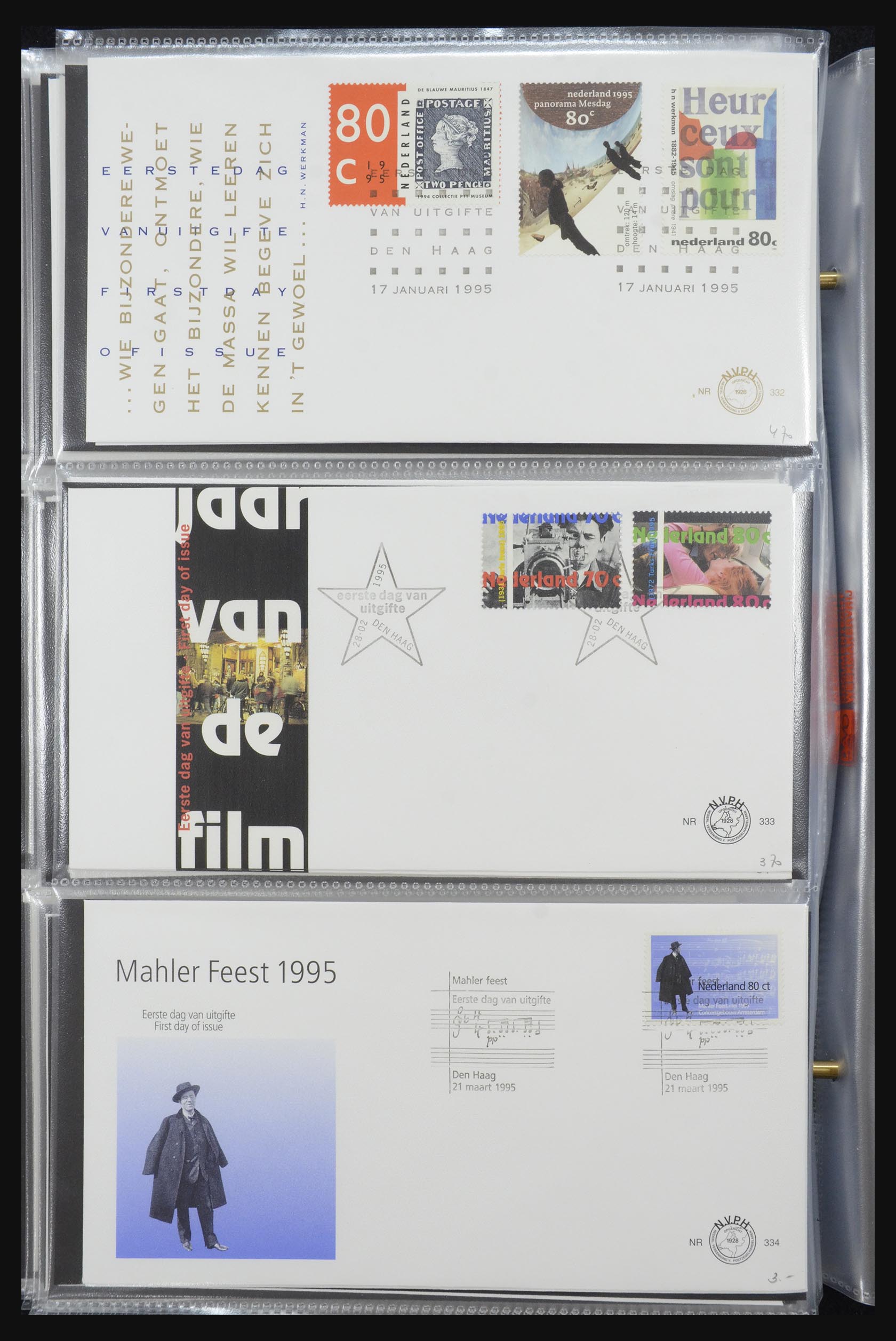 32170 123 - 32170 Nederland FDC's 1953-2004.