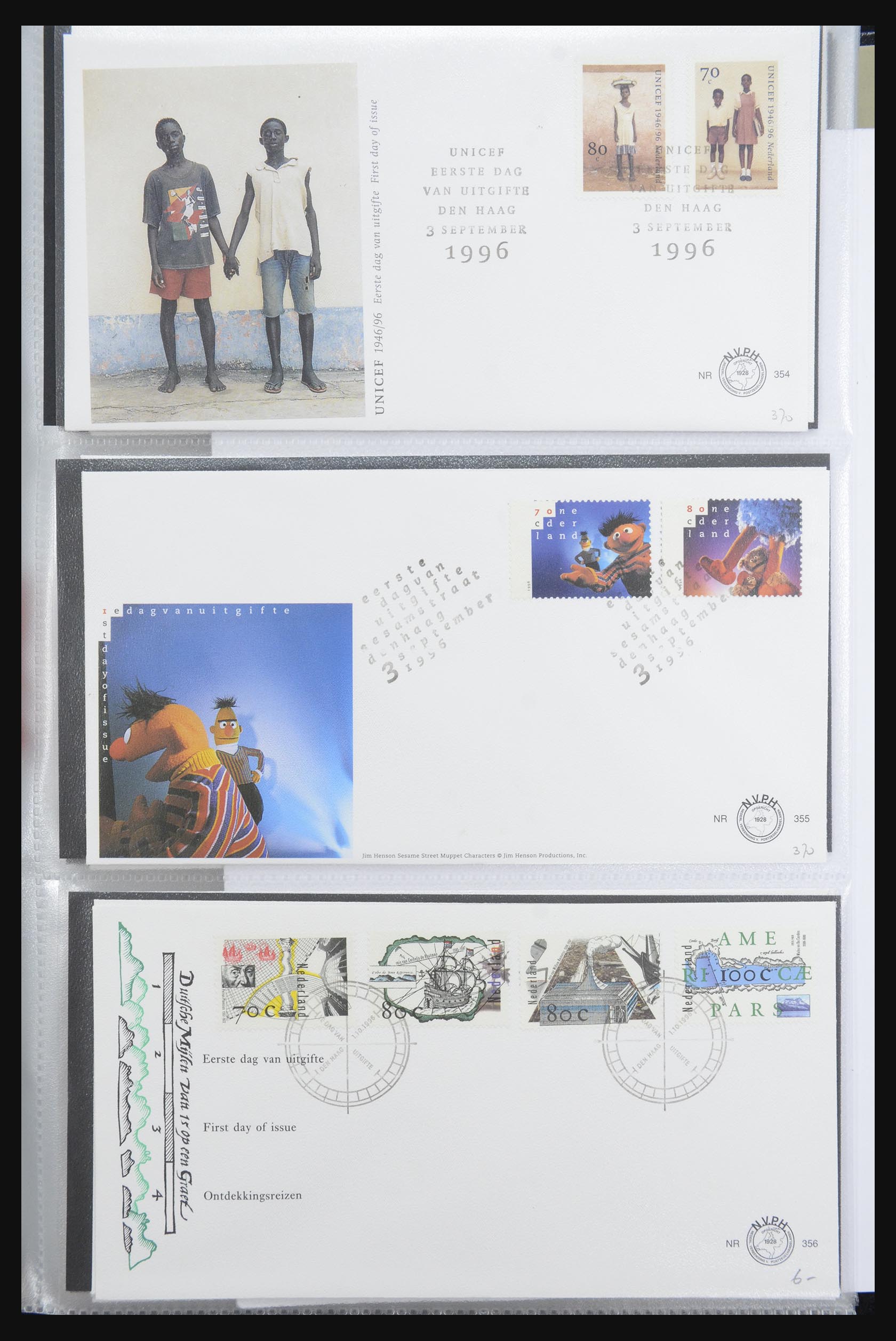 32170 132 - 32170 Nederland FDC's 1953-2004.