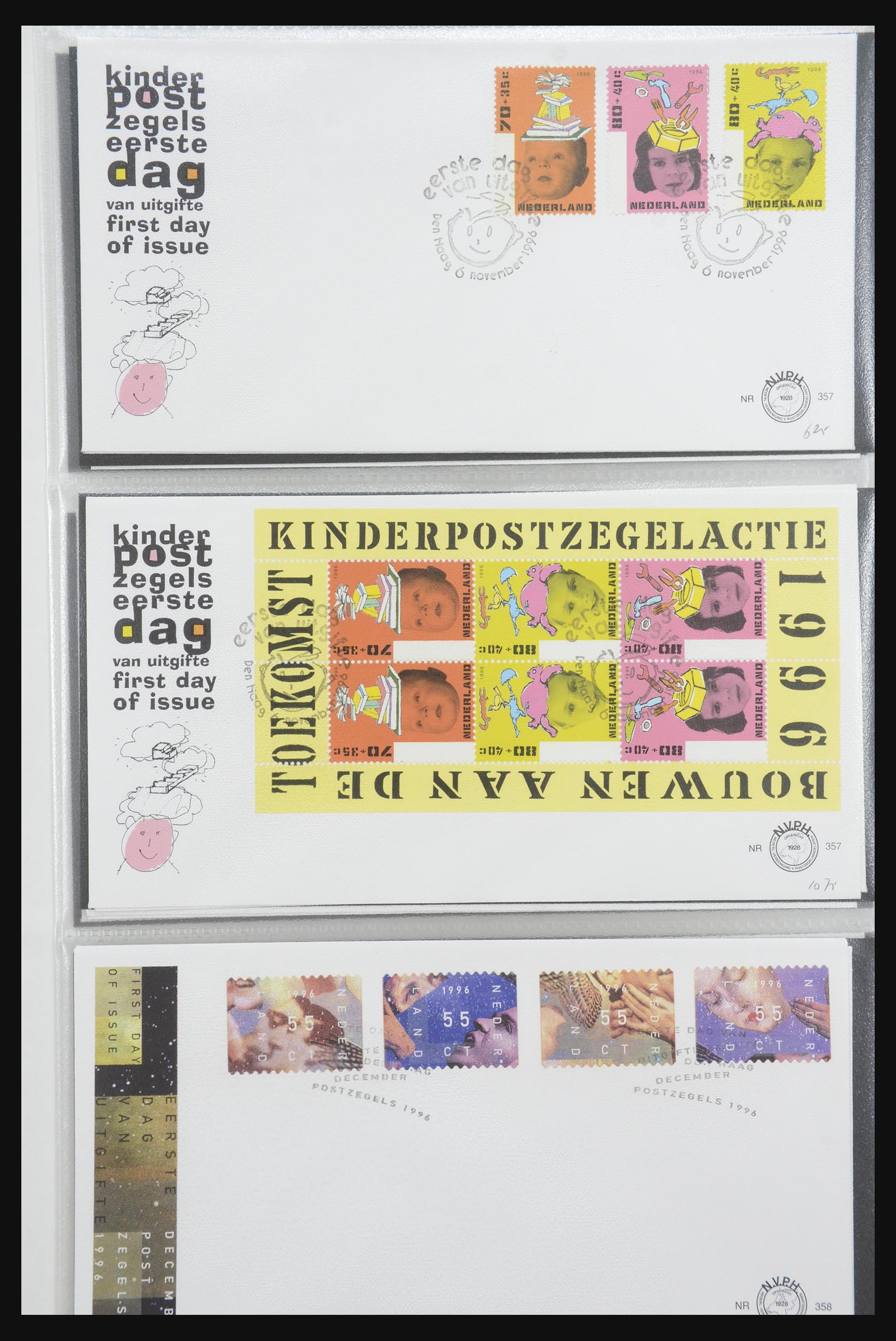 32170 133 - 32170 Nederland FDC's 1953-2004.