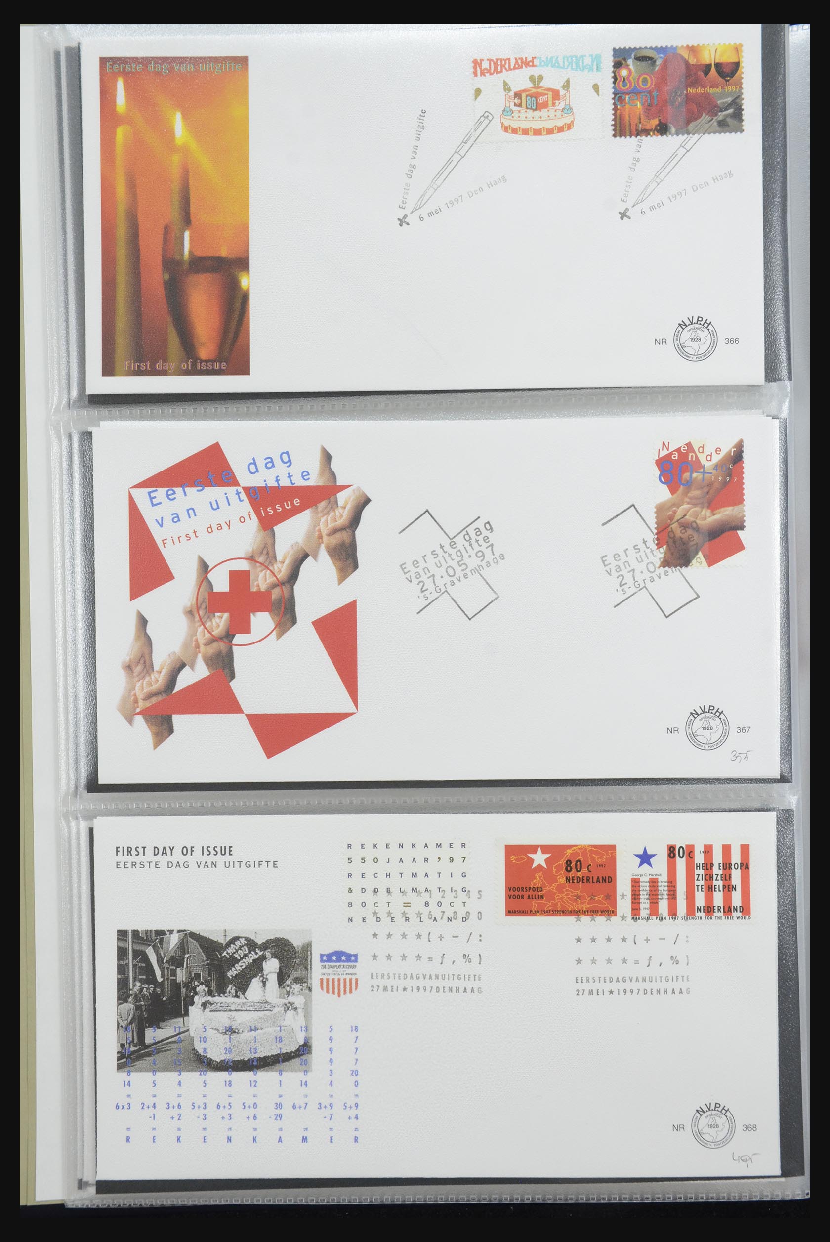 32170 137 - 32170 Nederland FDC's 1953-2004.