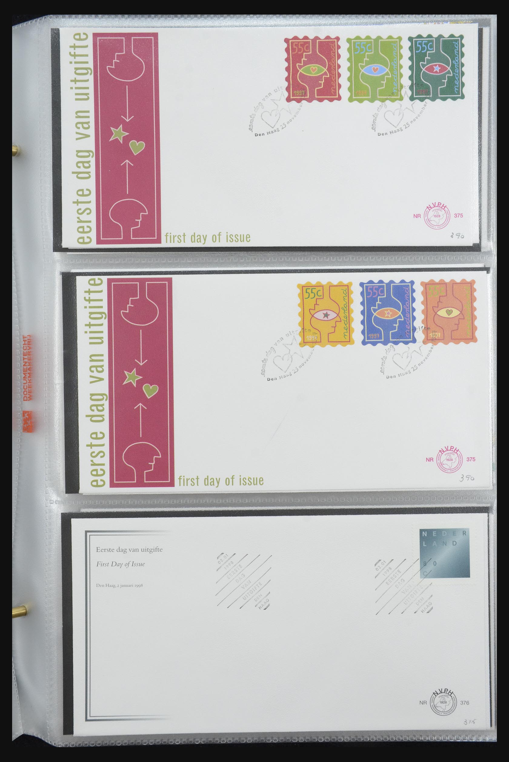 32170 140 - 32170 Nederland FDC's 1953-2004.