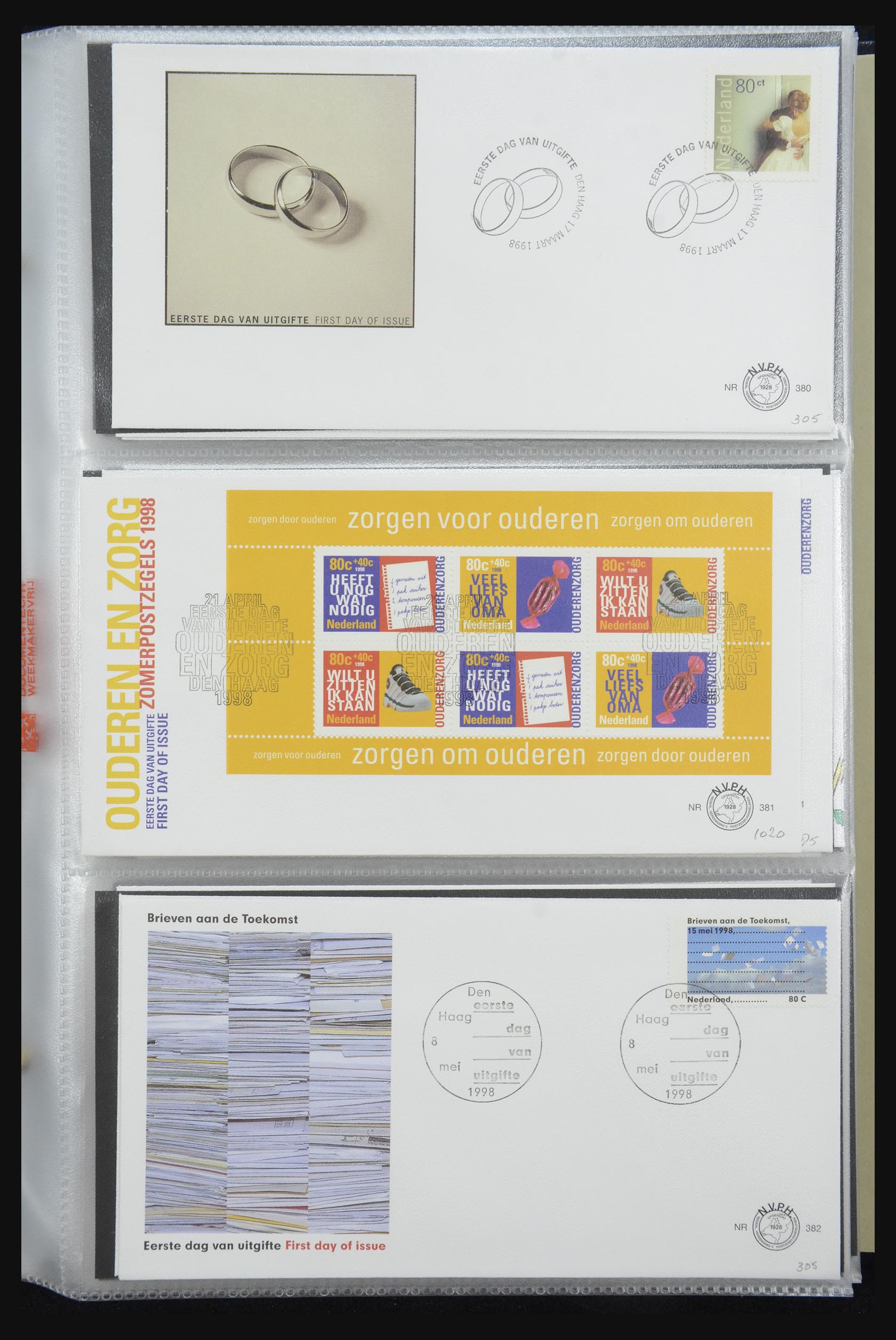32170 142 - 32170 Netherlands FDC's 1953-2004.