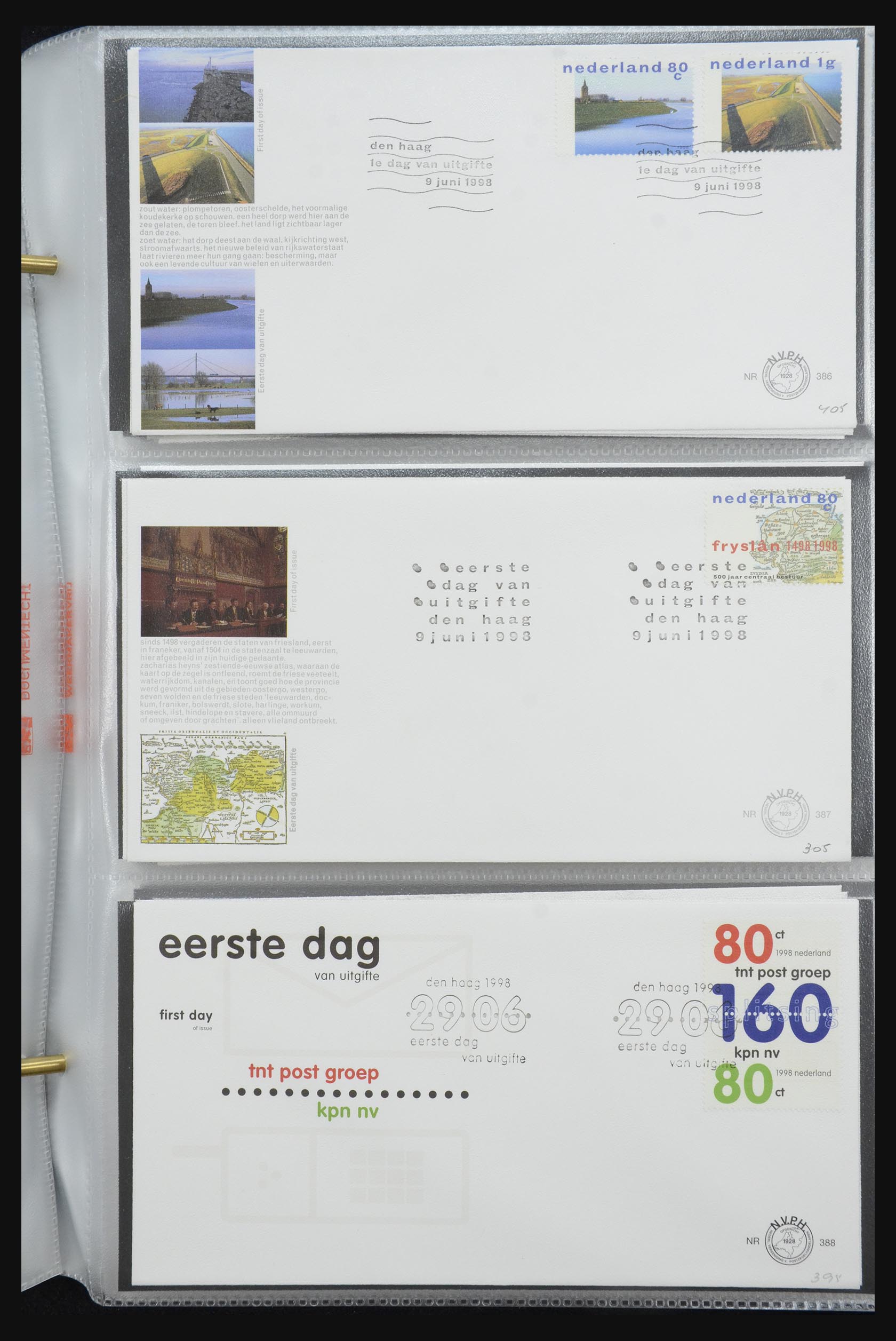 32170 144 - 32170 Nederland FDC's 1953-2004.