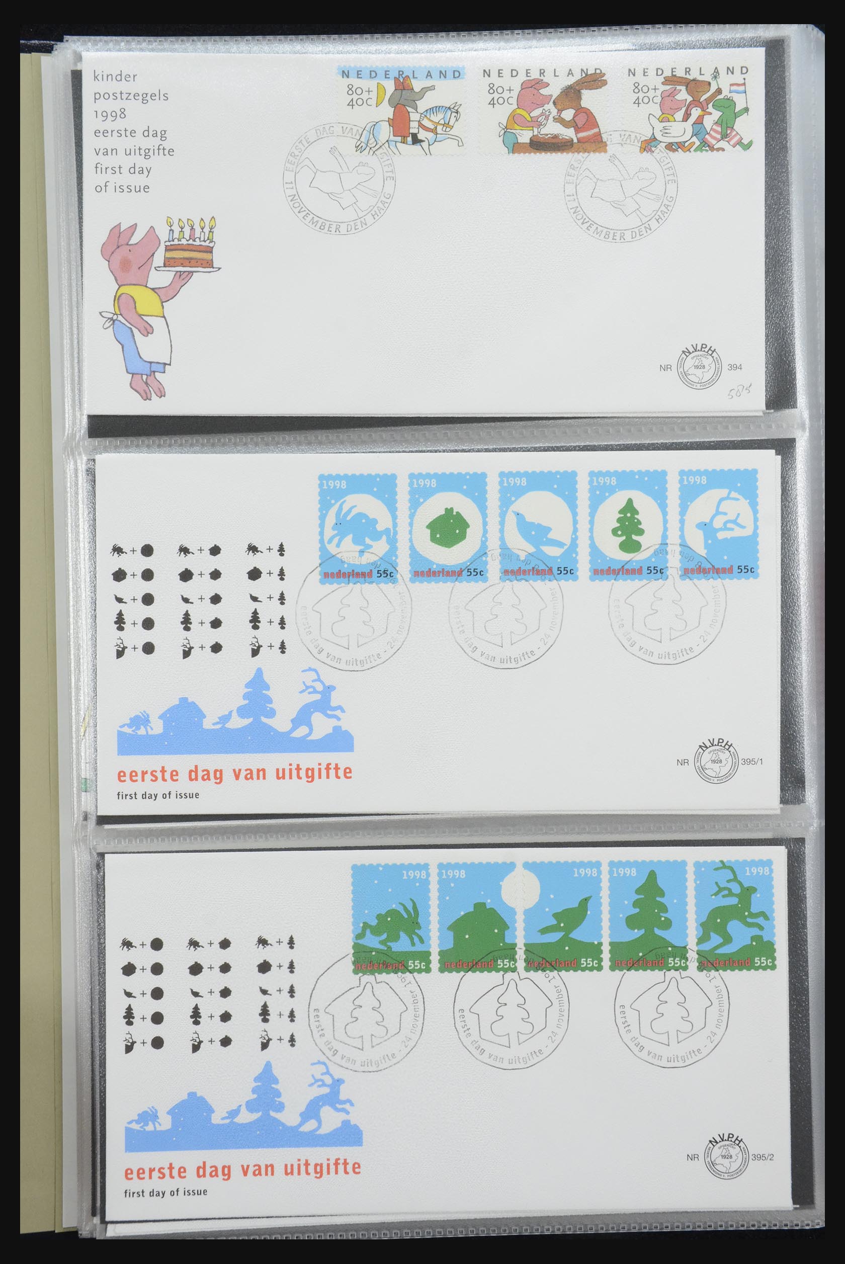 32170 147 - 32170 Netherlands FDC's 1953-2004.