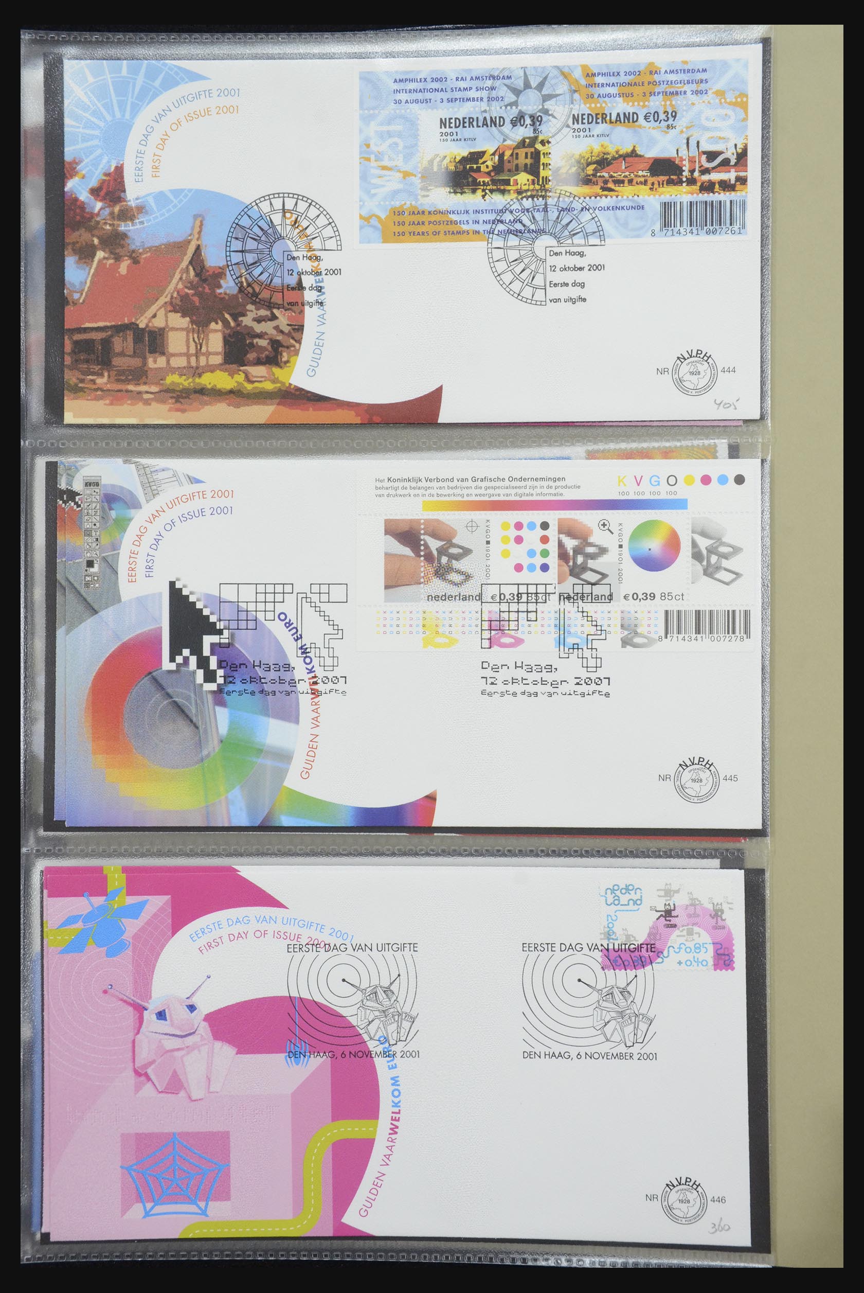 32170 168 - 32170 Netherlands FDC's 1953-2004.