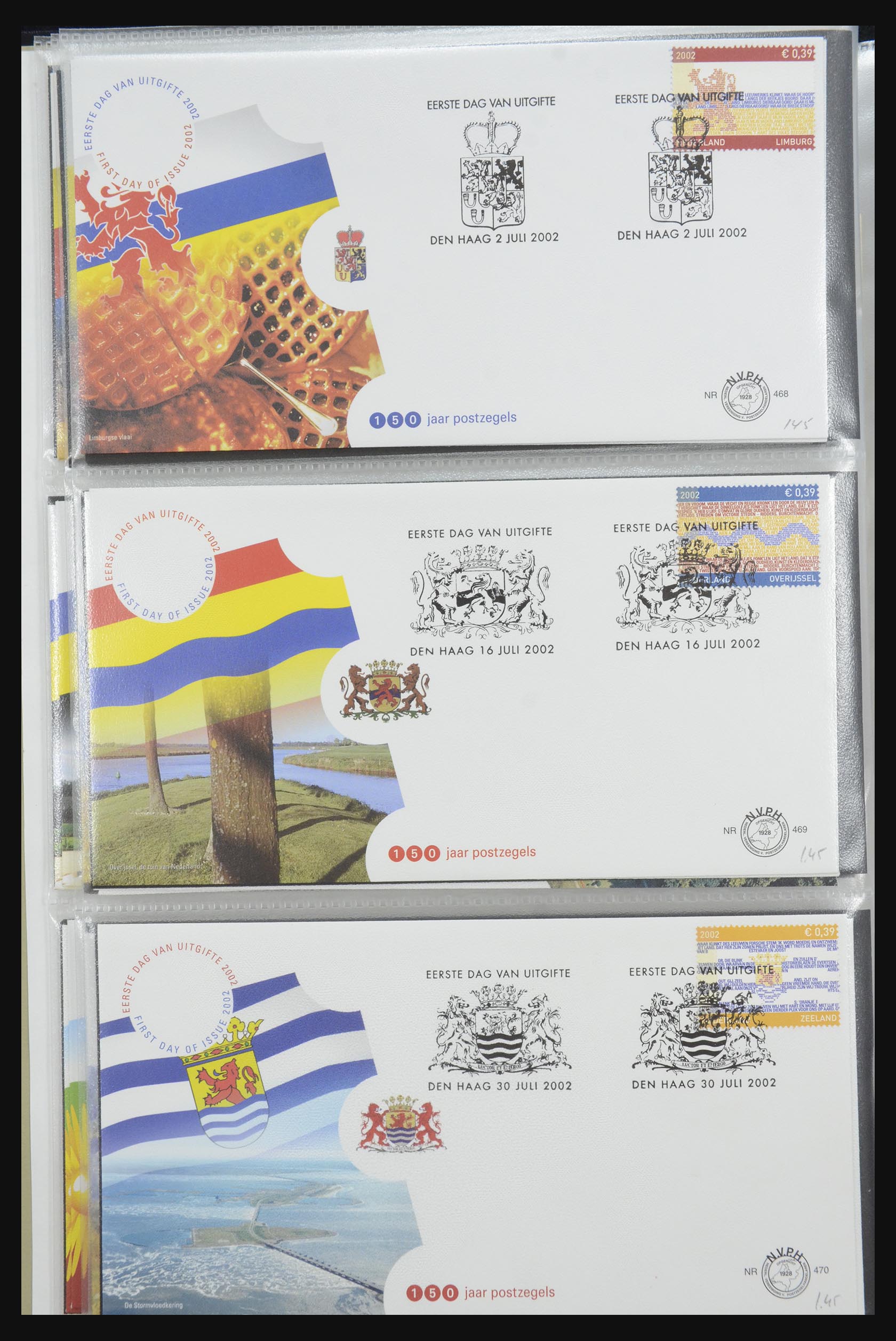 32170 177 - 32170 Netherlands FDC's 1953-2004.